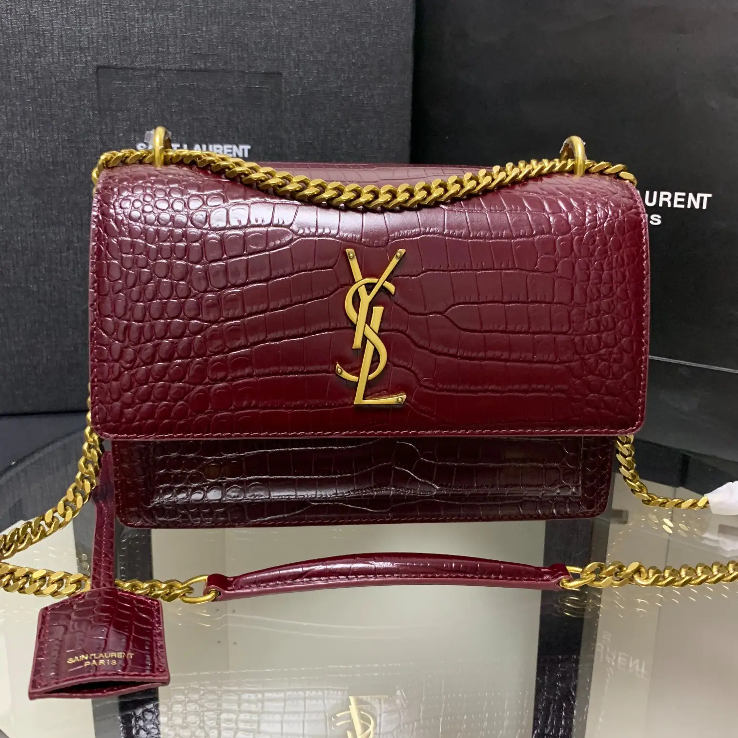 The latest YSL Saint Laurent counter with top-level original orders from. sunset