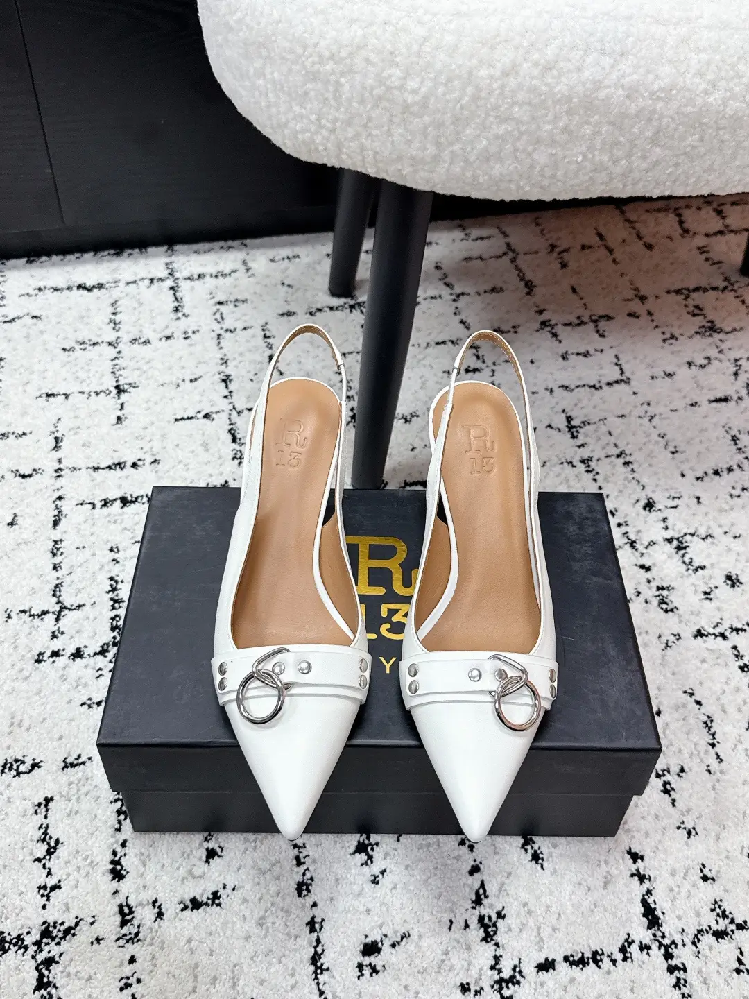 #Purchasing grade Niche Trendy Brand R13 26 Spring/Summer Fashion Style Pointed High Heels Single