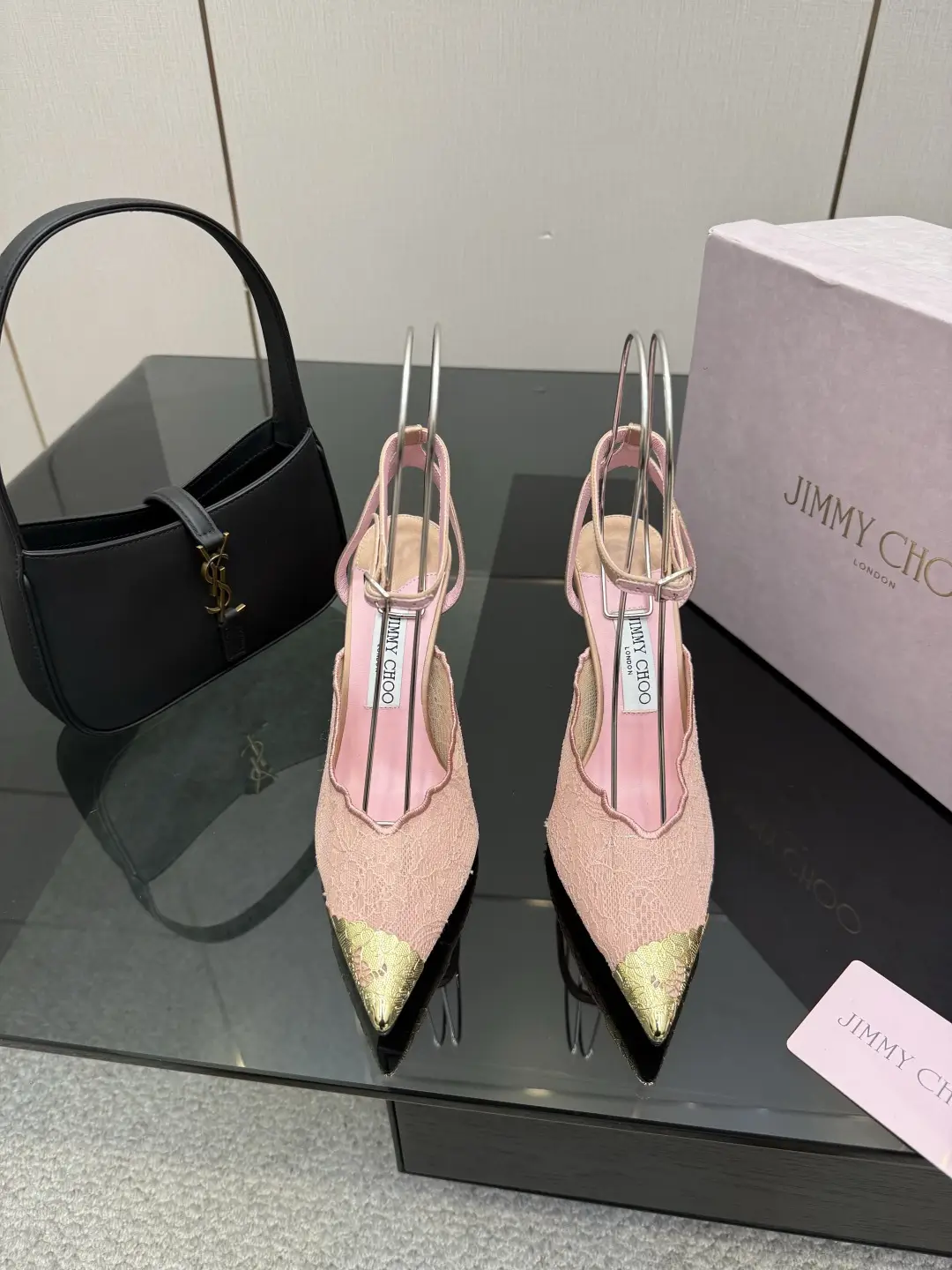 two hundred and ninety
Jimmy Choo Week 26WF New Products
Lace metal head