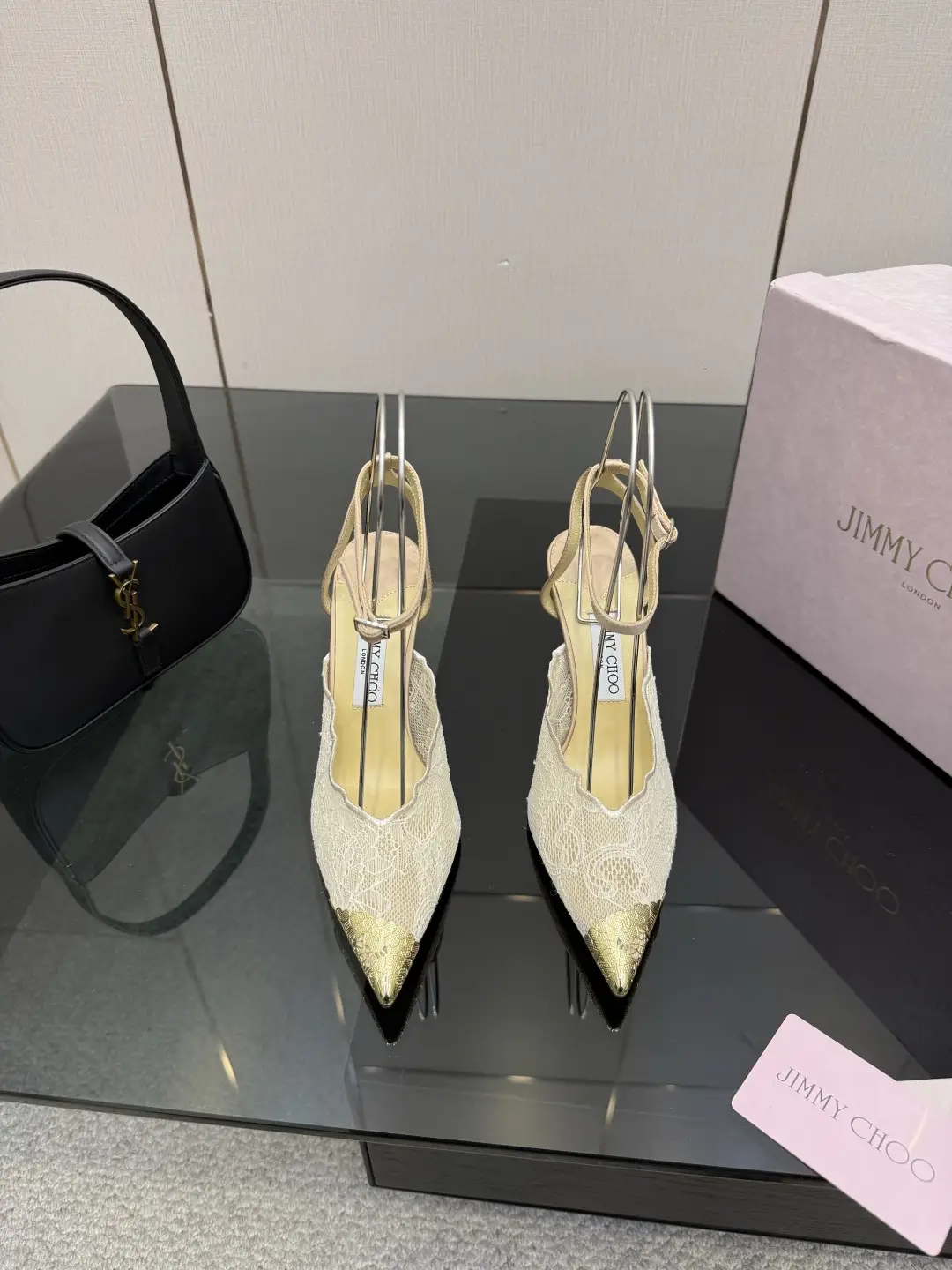 two hundred and ninety
Jimmy Choo Week 26WF New Products
Lace metal head