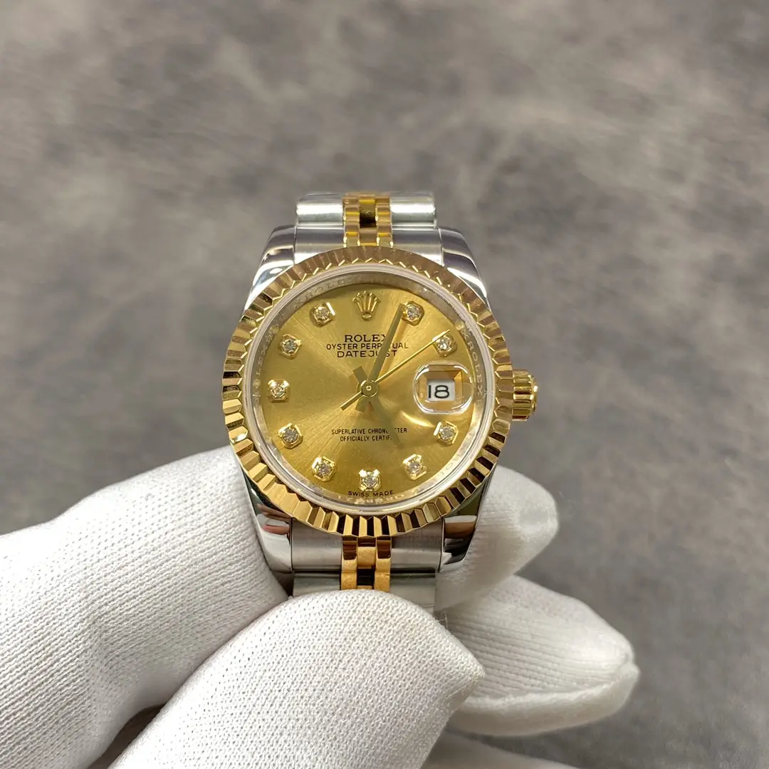 【 Highest Quality 】 Gold dial, Rolex Women's Edition Original Mold: Rolex Women's Day