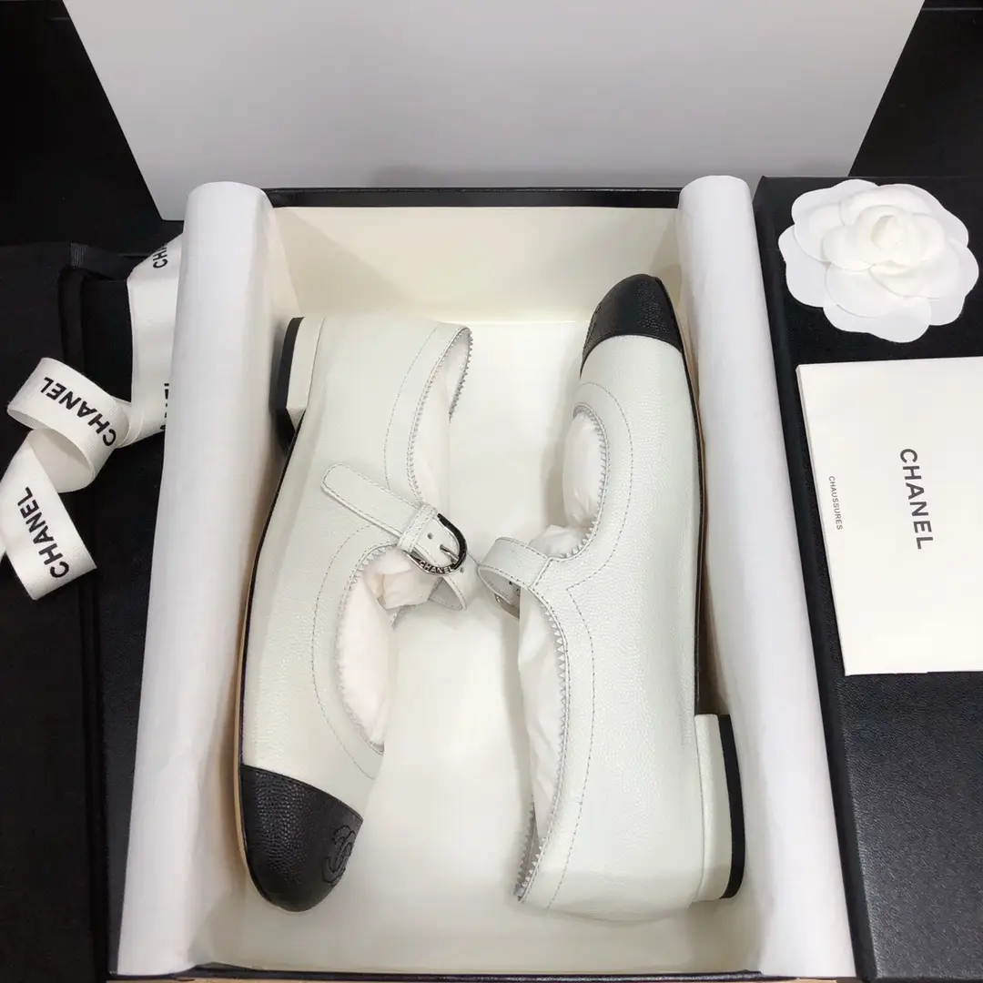 Chanel - Early Spring Classic Mary Jane Women's Shoes, Simple and Versatile Classic Ballet Shoes