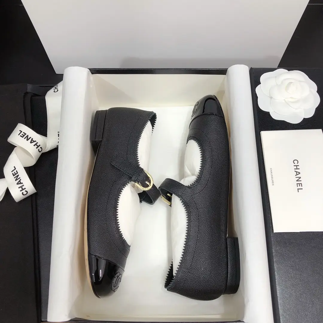 Chanel - Early Spring Classic Mary Jane Women's Shoes, Simple and Versatile Classic Ballet Shoes