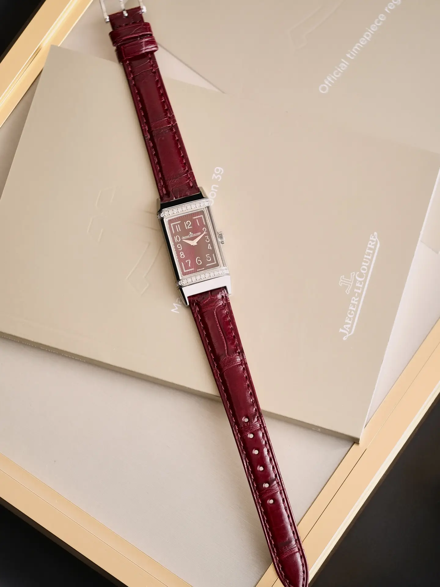 Red Plate Red Strap REF. 3288560
Stunning and eye-catching Burgundy red