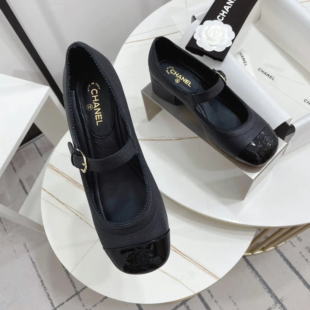 Chanel - Early Spring Classic Mary Jane Women's Shoes, Simple and Versatile Classic Ballet Shoes
