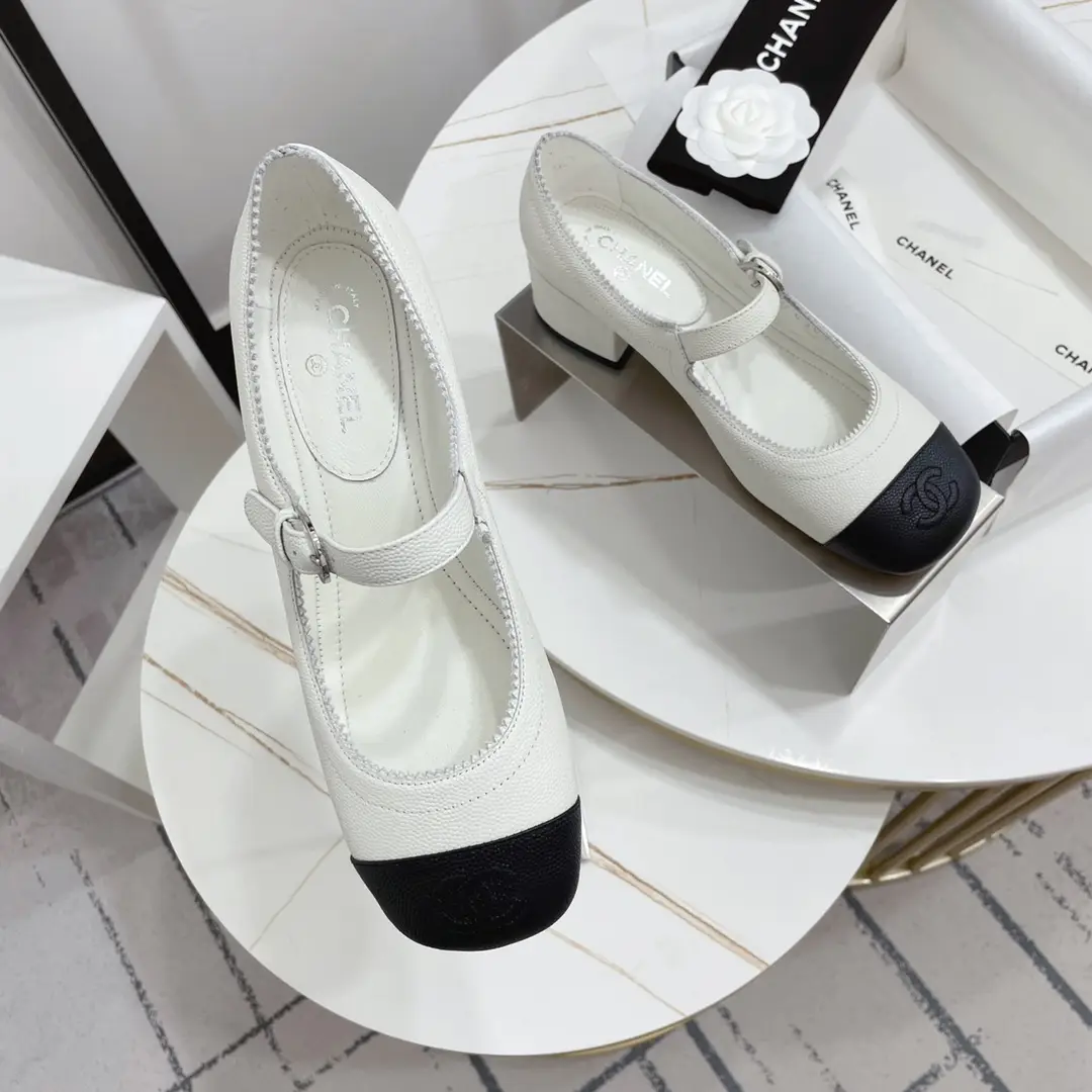 Chanel - Early Spring Classic Mary Jane Women's Shoes, Simple and Versatile Classic Ballet Shoes