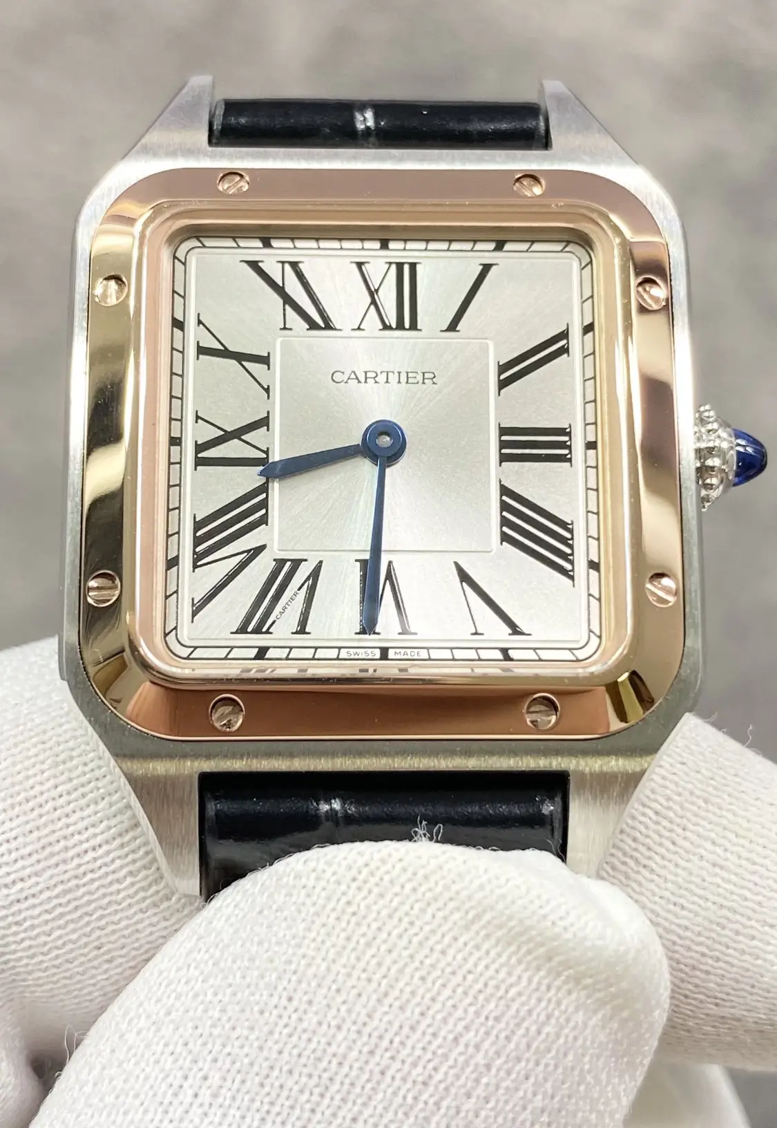 Cartier Santos Dumont series, Swiss quartz movement! Women's small size