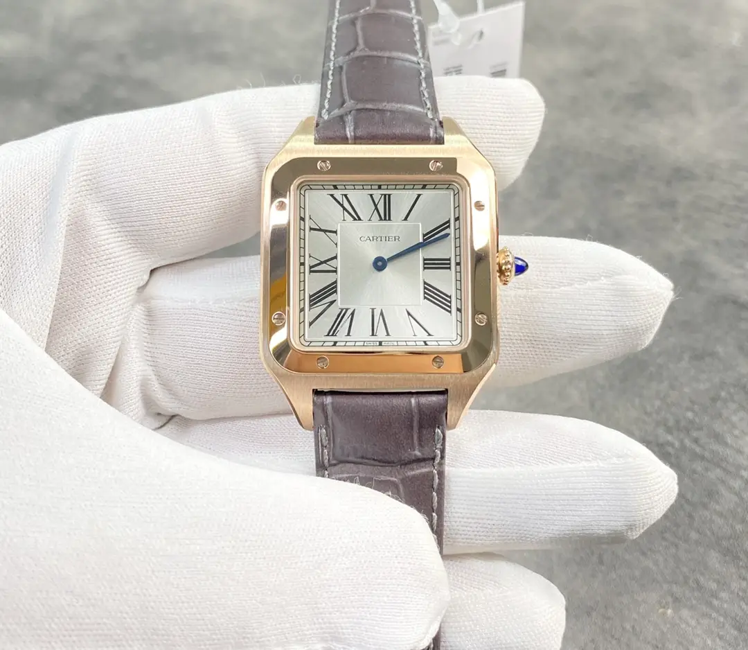 Cartier Santos Dumont Santos series, size l, with both circular screws