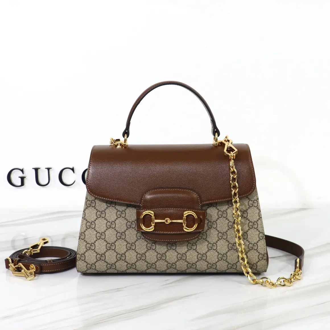 Gucci， Original leather, style 702049 apricot brown