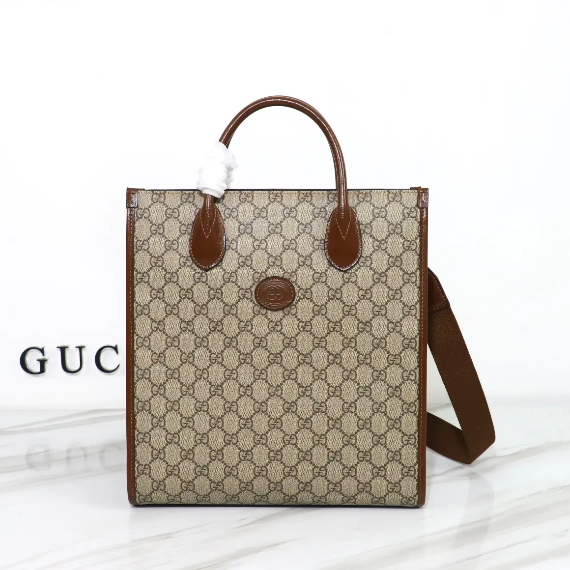 Gucci， Original leather, style 723308 apricot brown