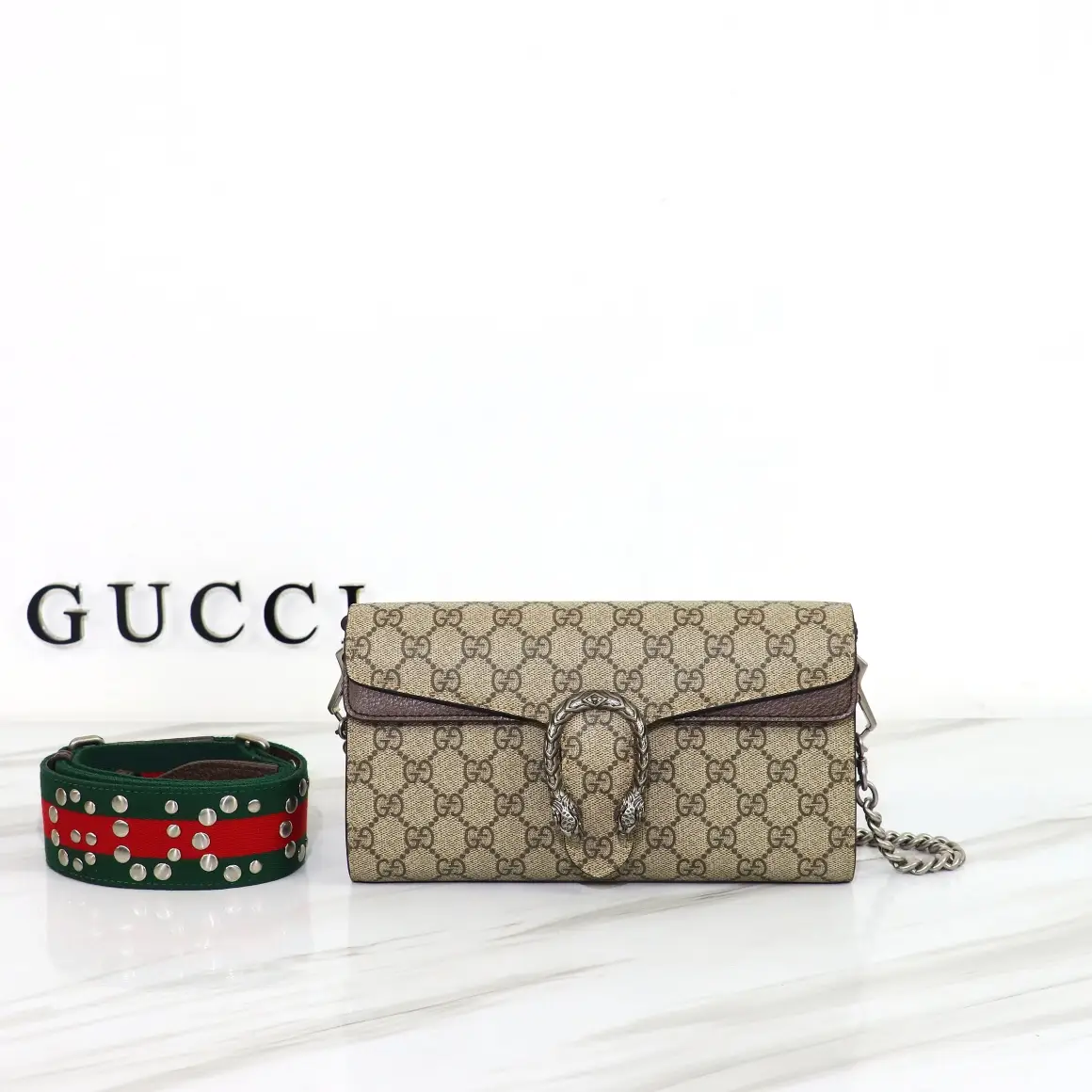 Gucci， Original leather, style 731782 Apricot coffee size