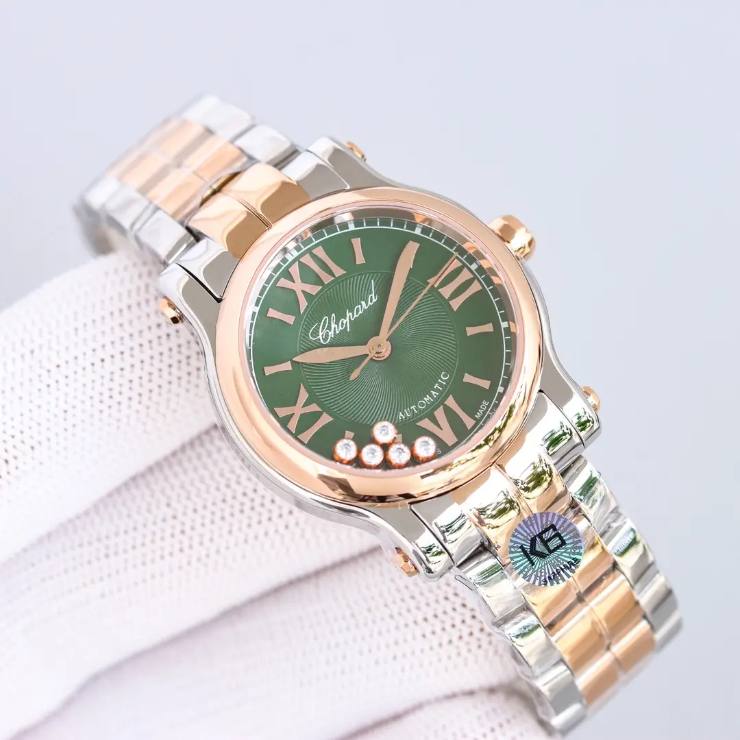 Chopin's new champagne watch face! Chopin Happy Diamonds collection for women