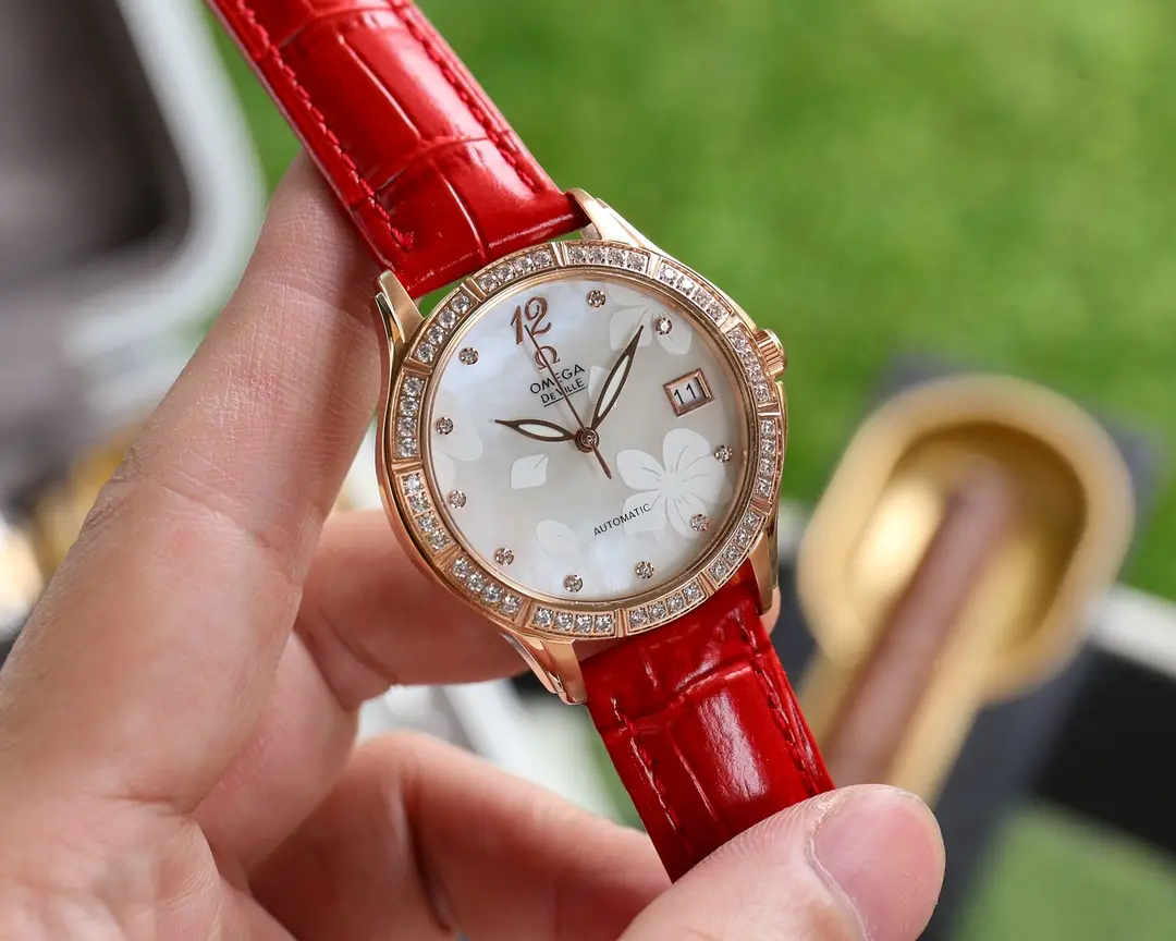 The new Omega elegant ladies' watch has been launched, featuring a unique and innovative case design