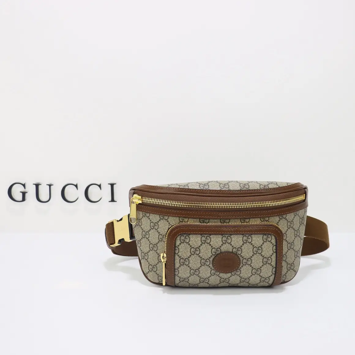 Gucci， Original leather, style 733240 apricot brown size
