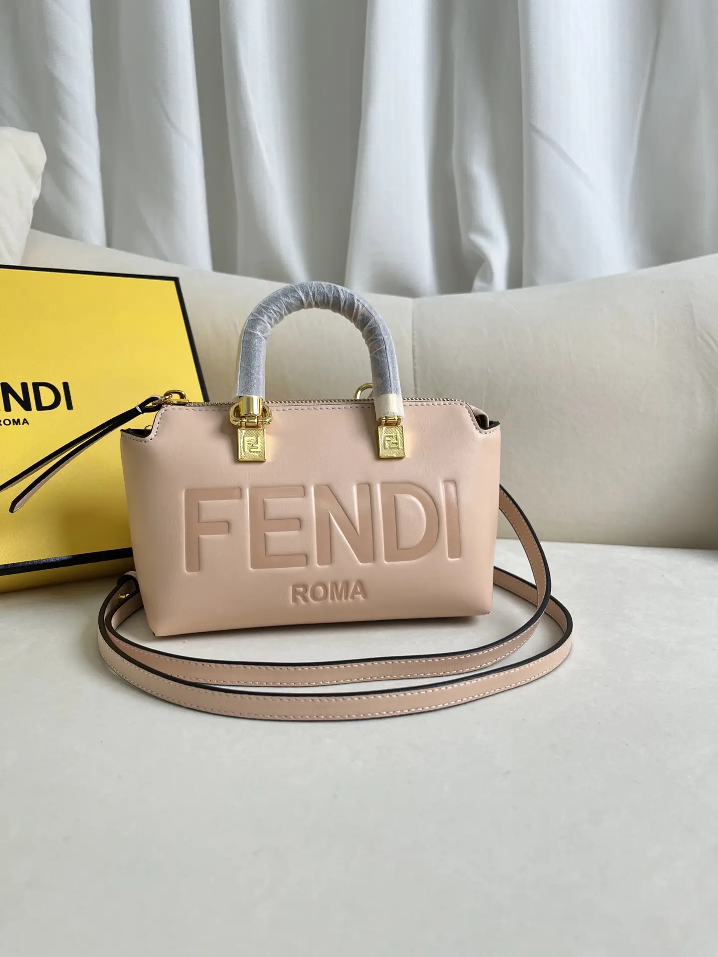 Pink Letter By The Way Mini Handbag Black Leather Small