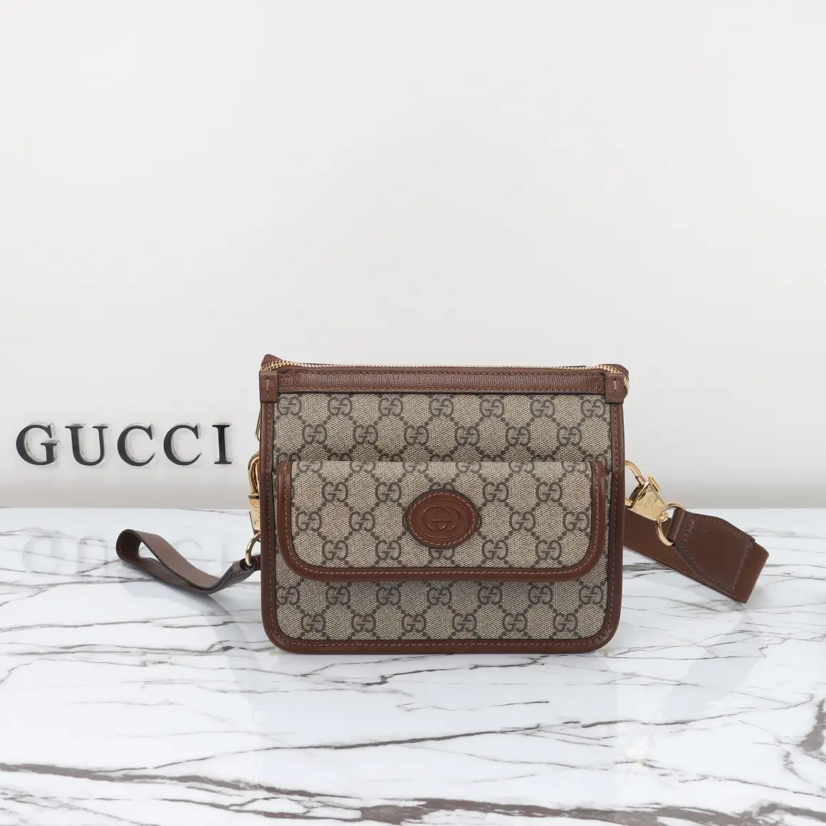 Gucci， Original leather, style 674164 apricot brown