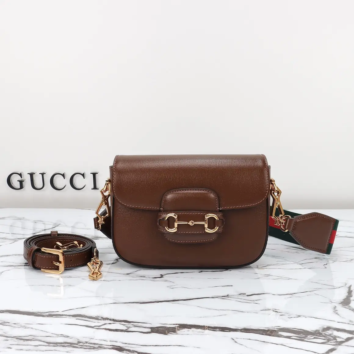 Gucci， Original leather, style 658574 brown leather
