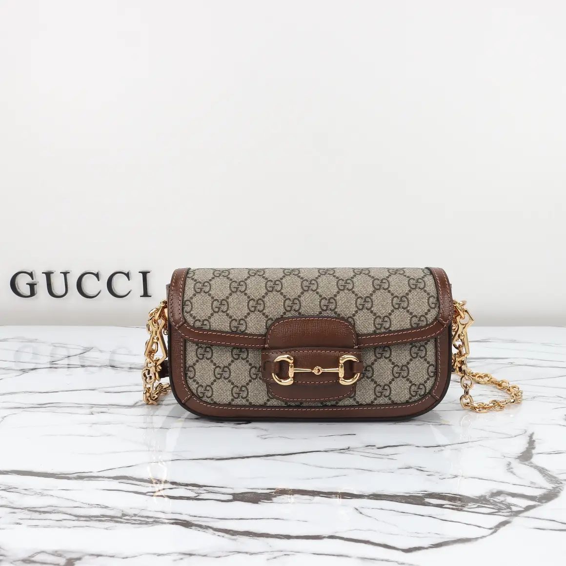 Gucci， Original leather, style 735178 apricot brown