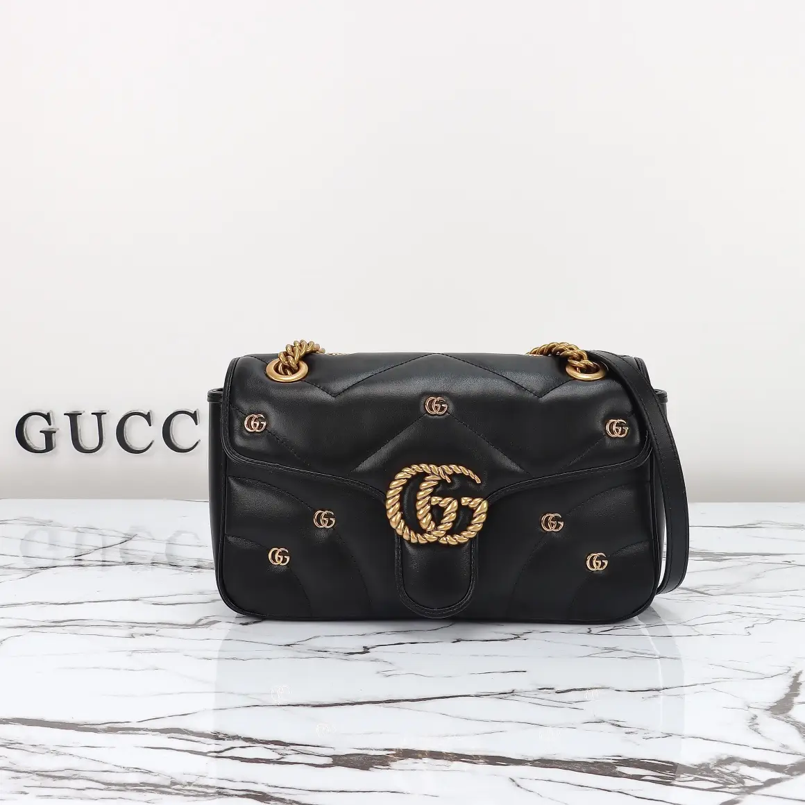 Gucci， Original leather, model number 443497 grams of leather