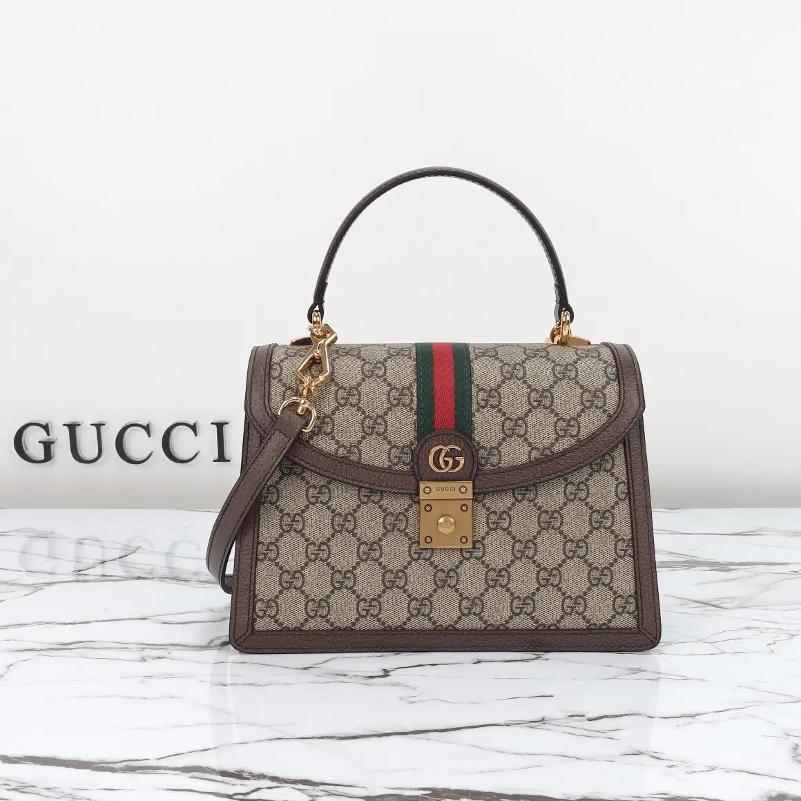 Gucci， Original leather, model number 651055 Apricot Brown