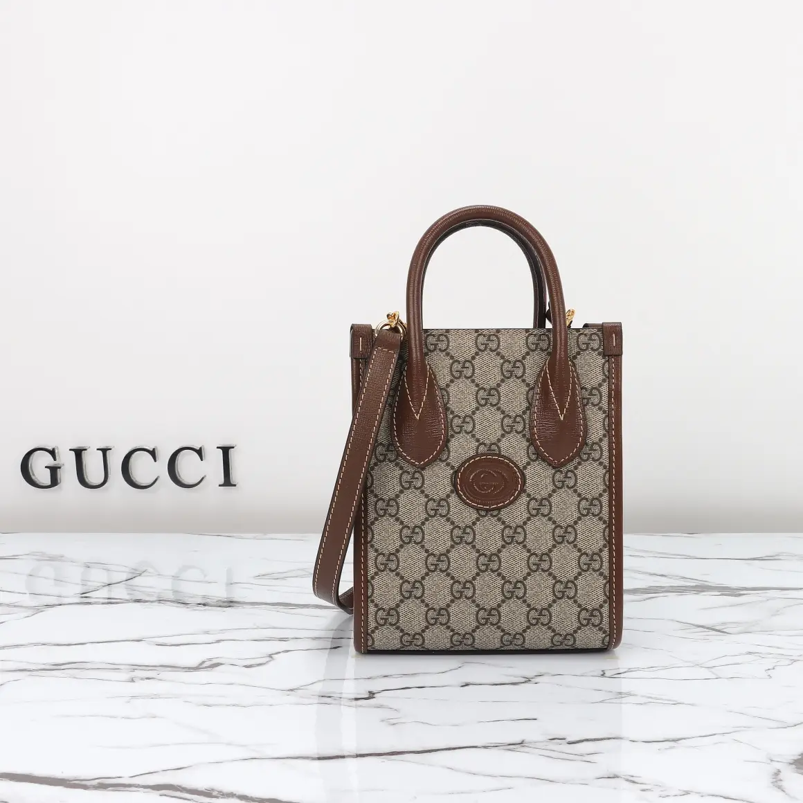 Gucci， Original leather, style 671623 apricot brown