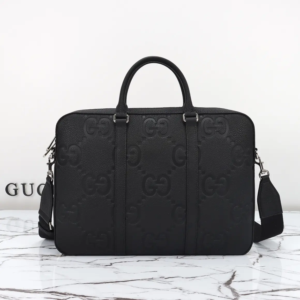 Gucci， Original leather, model number 658573 grams, pressure large G size: width 4