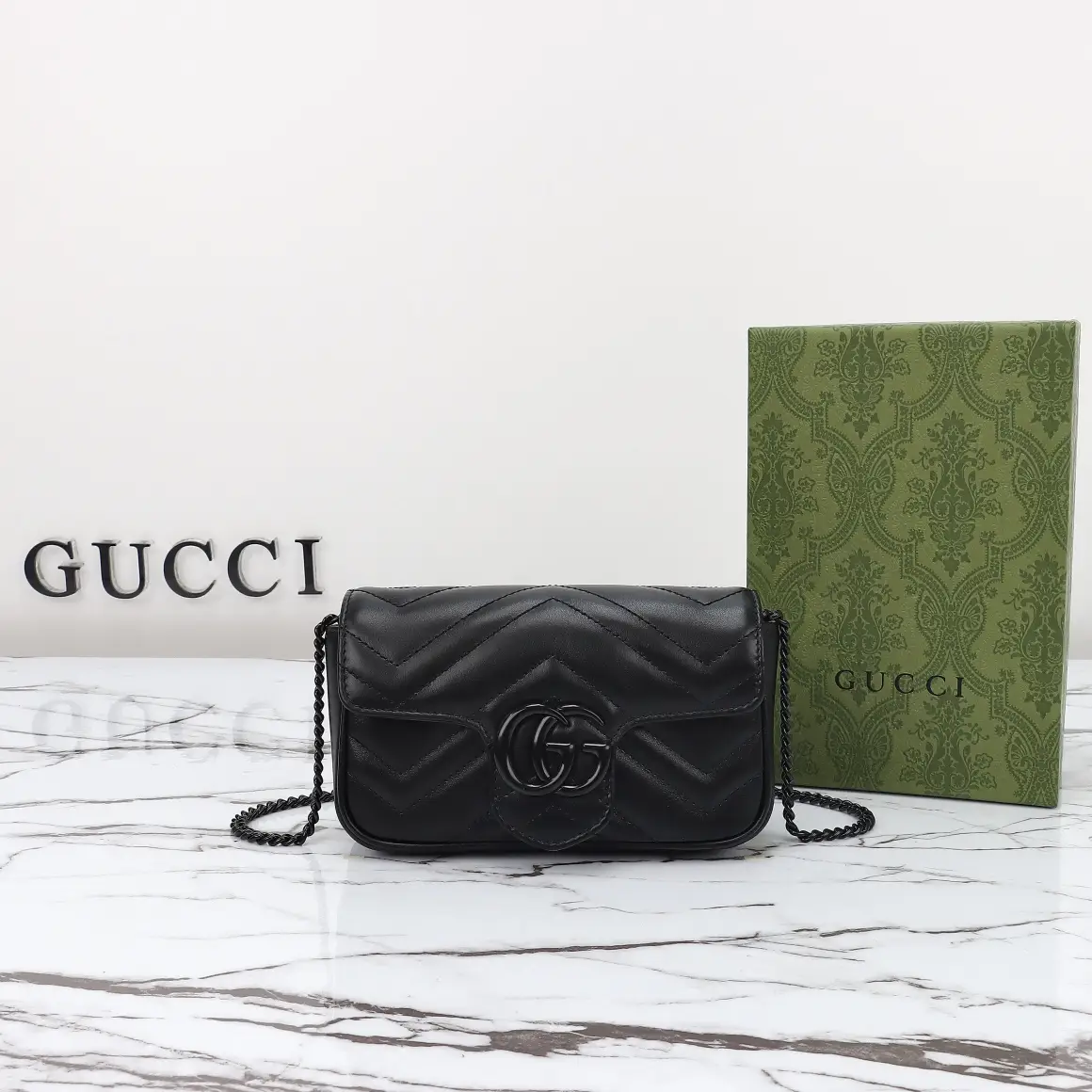 Gucci， Original leather, model number 476433 grams hardware ruler