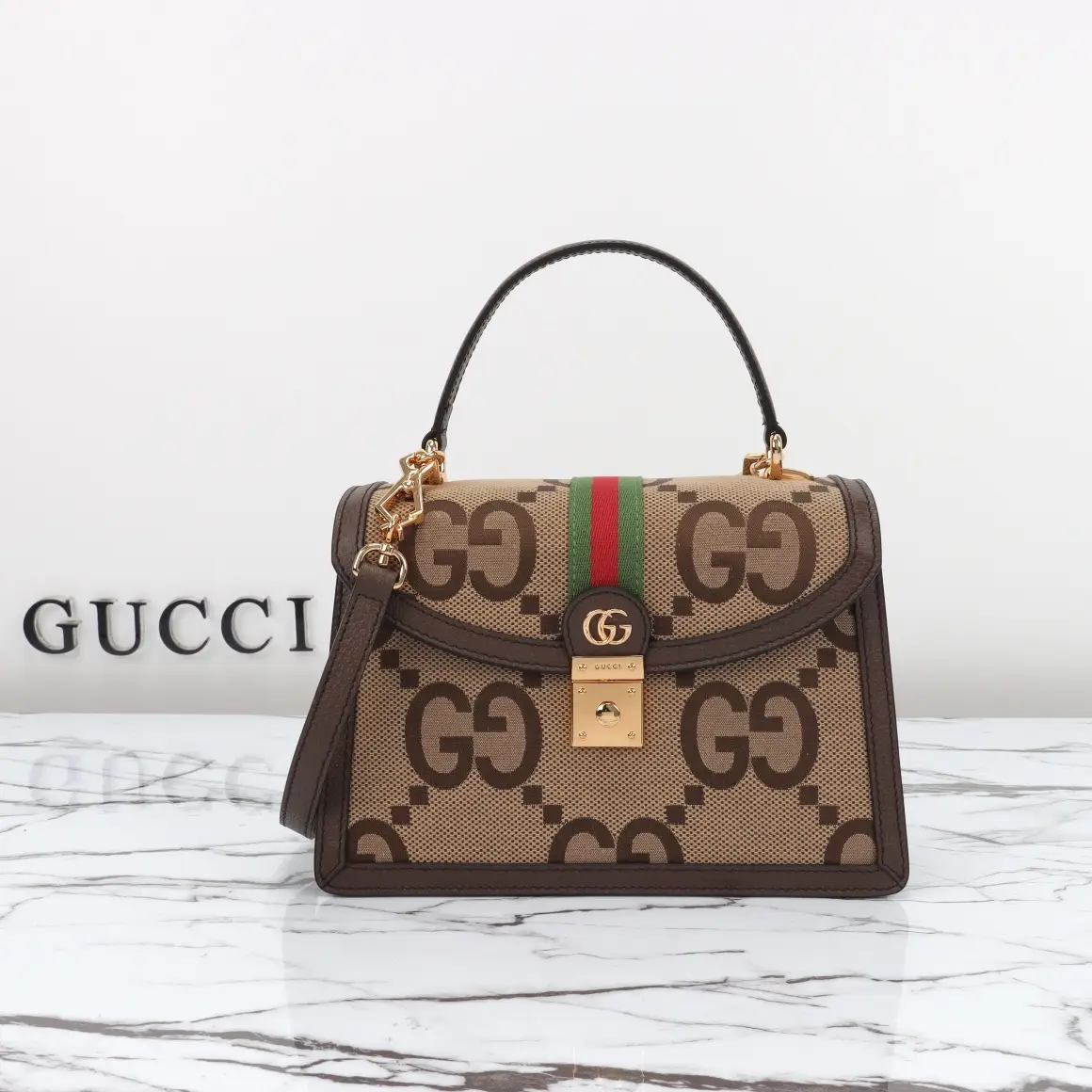 Gucci， Original leather, style 651055 apricot cloth