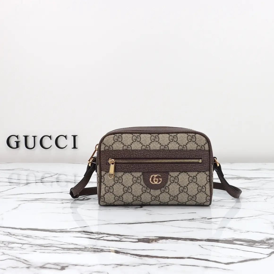 Gucci， Original leather, style 772311 Apricot coffee size: 18x wide