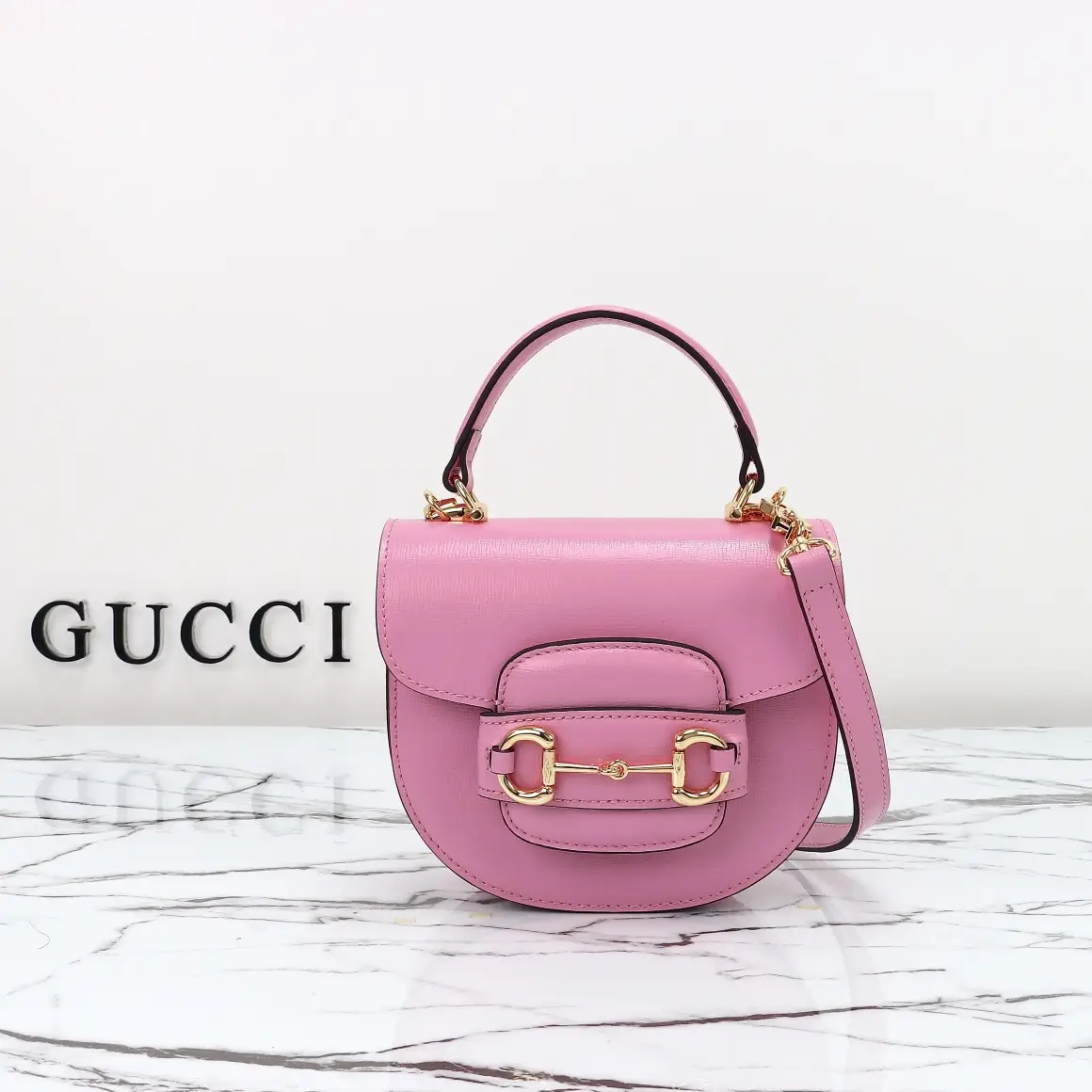 Gucci， Original leather, model number 781387 Pink leather size