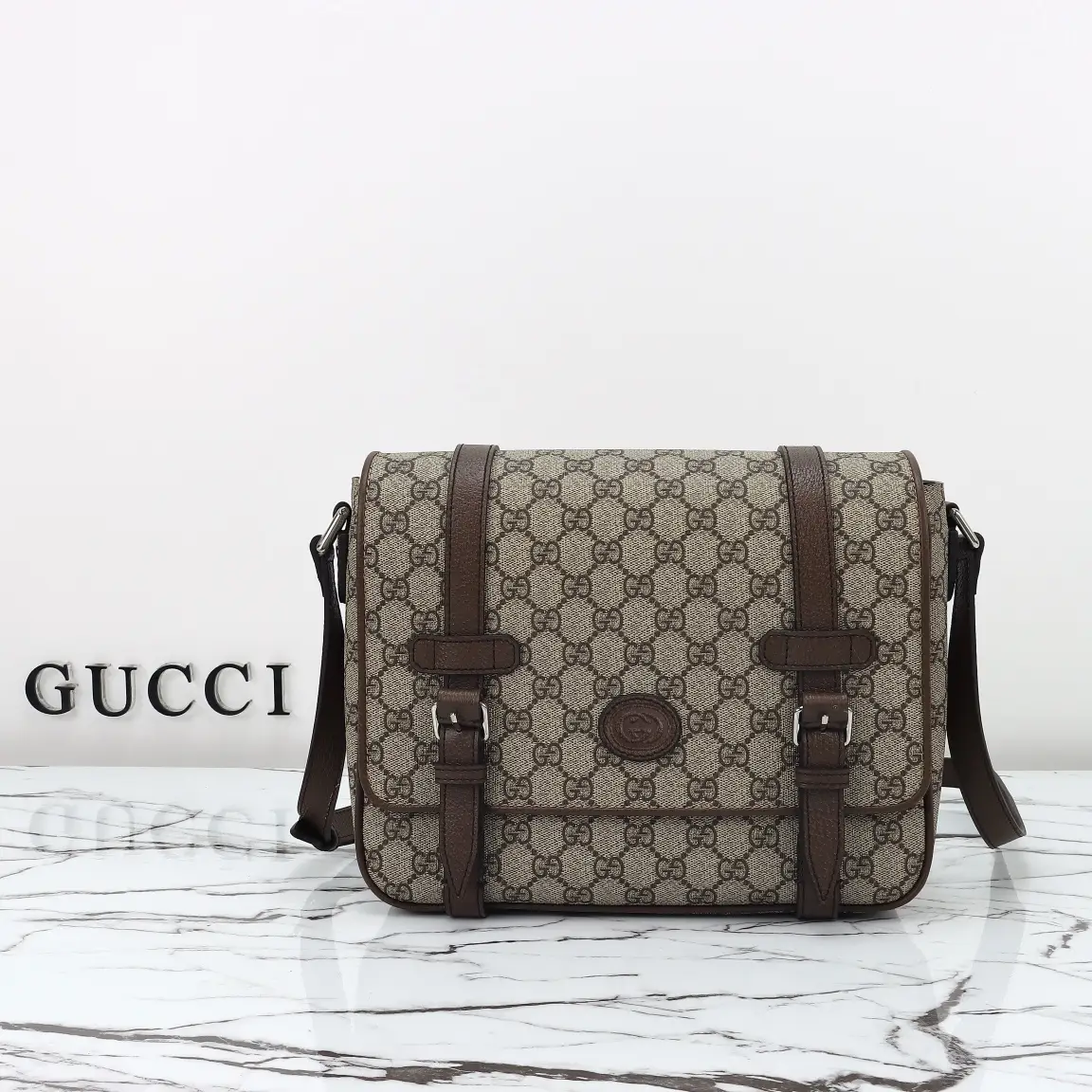 Gucci， Original leather, model number 658542 Apricot coffee size: 28x wide