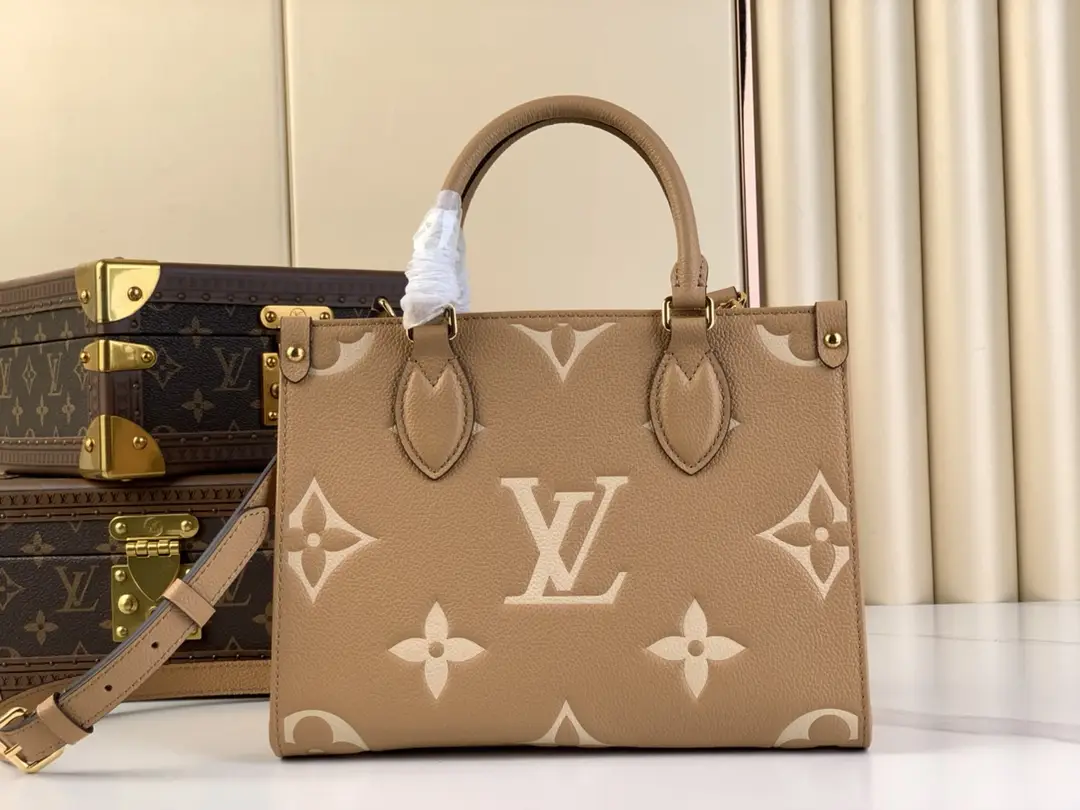 ONTHEGO Small Handbag M45659 Apricot Upgraded Edition! Onthego