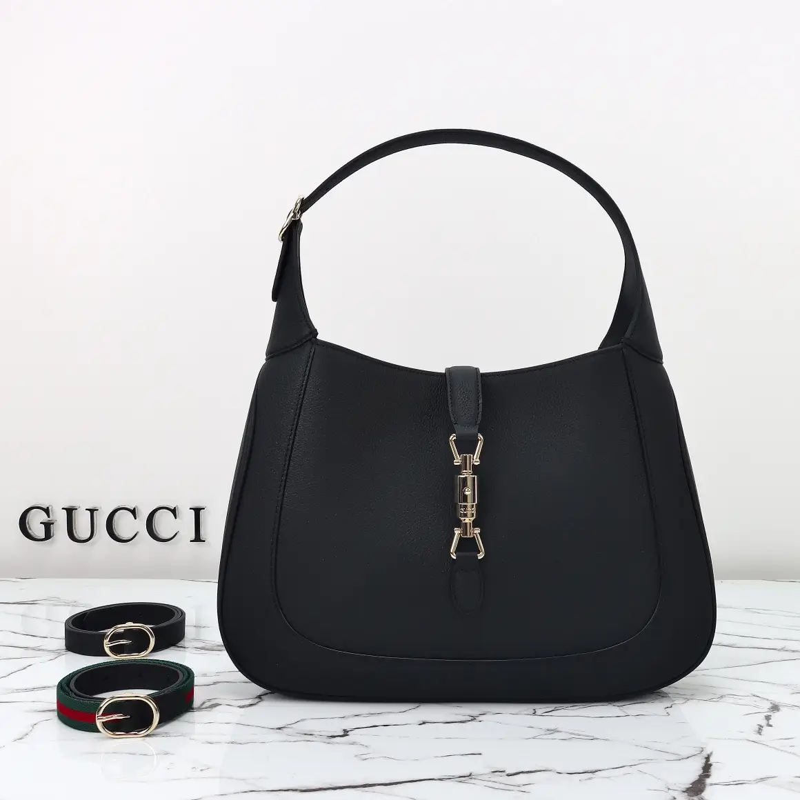 Gucci， Original leather, model number 810229 grams of leather