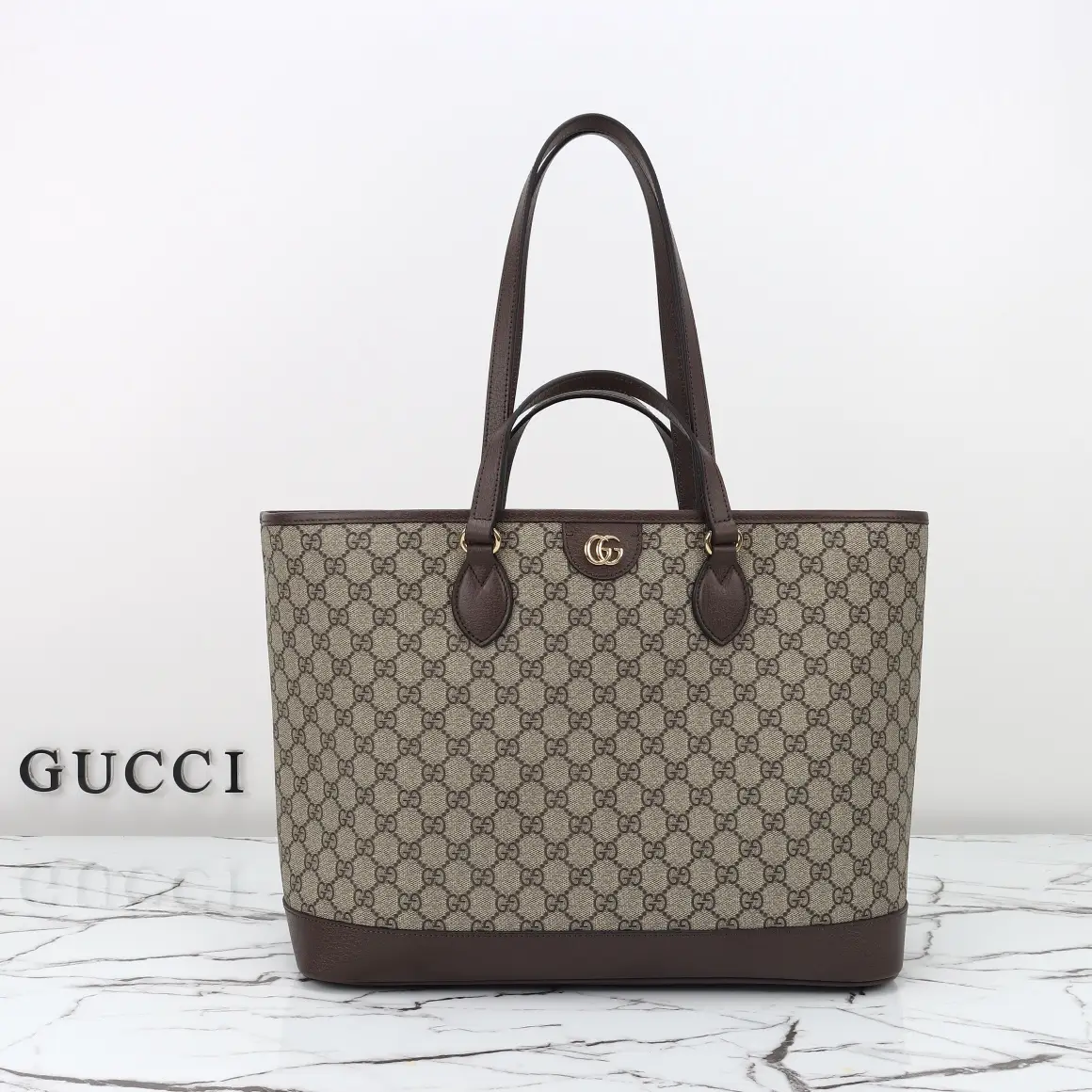 Gucci， Original leather, model number 778958 Apricot Brown
