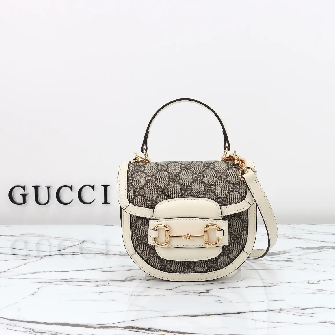 Gucci， Original leather, style 781387 apricot white size