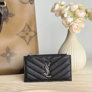 180 YSL card pack SAINT LAURENT ball patterned cowhide
card