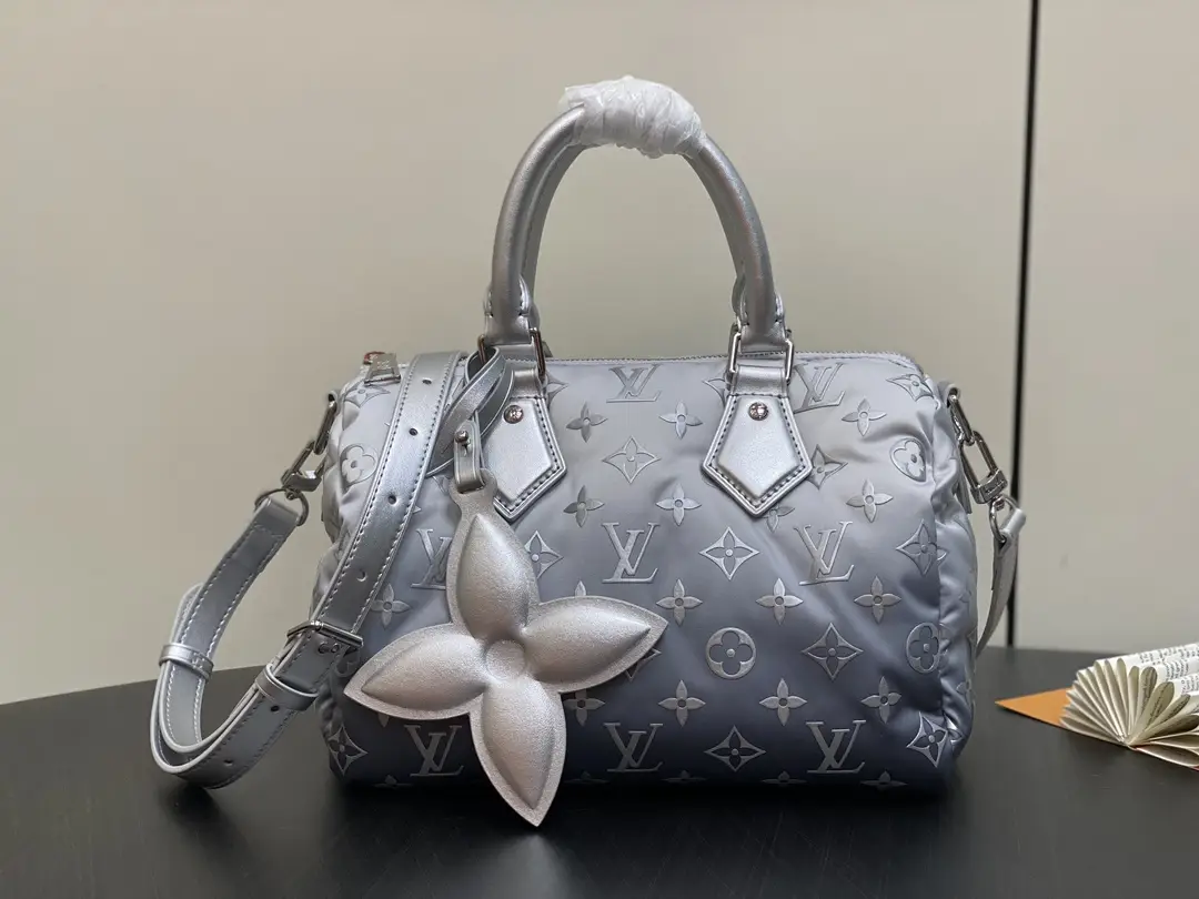 M11848 Silver Down Pillow Bag Speedy Series SPEEDY BAN