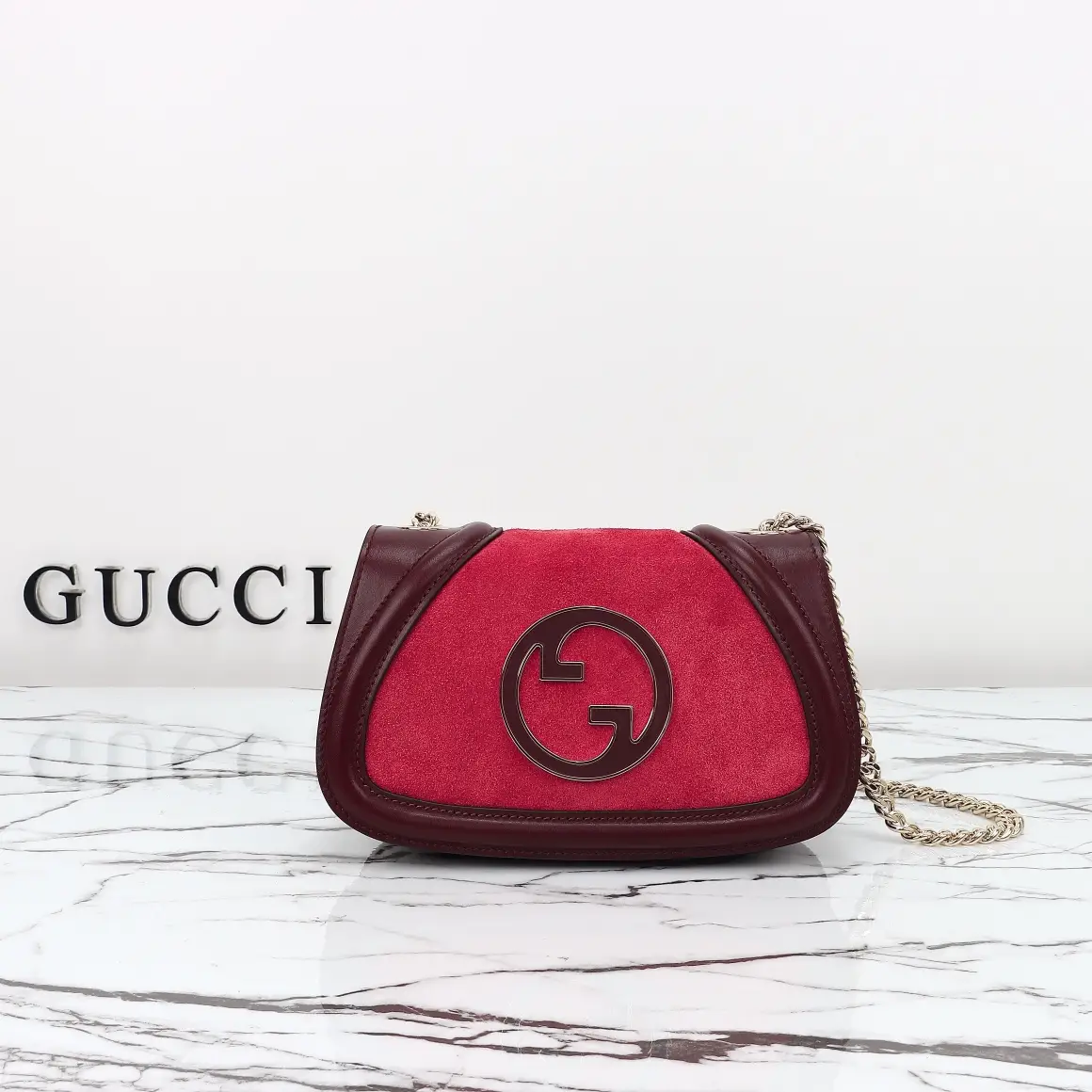 Gucci， Original leather, style number 815711 Jiuhong