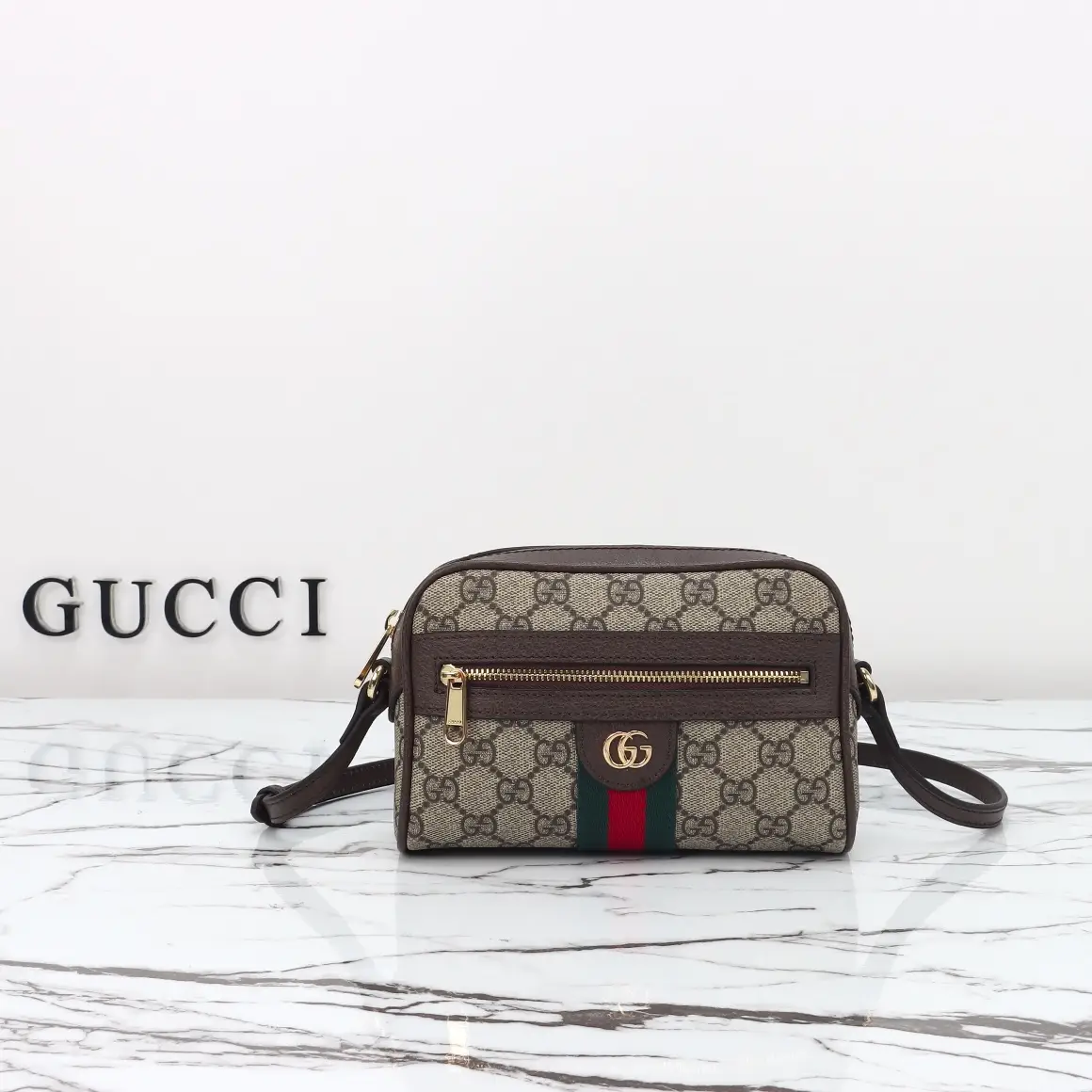 Gucci， Original leather, style 816359 Apricot coffee size: 18x wide