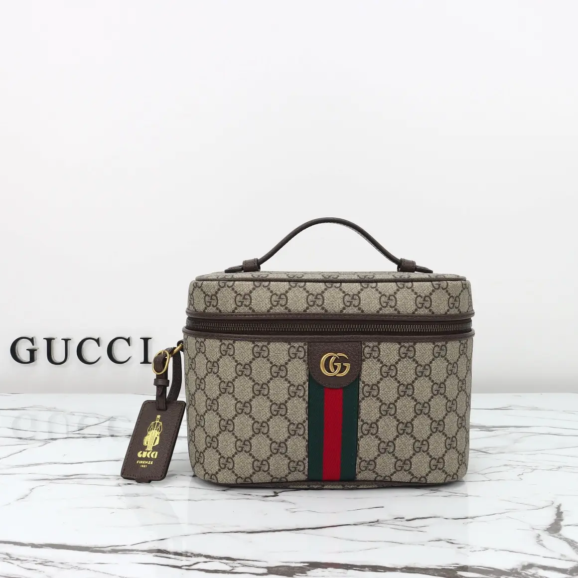 Gucci， Original leather, model number 811489 Apricot Brown Size: Width 25x