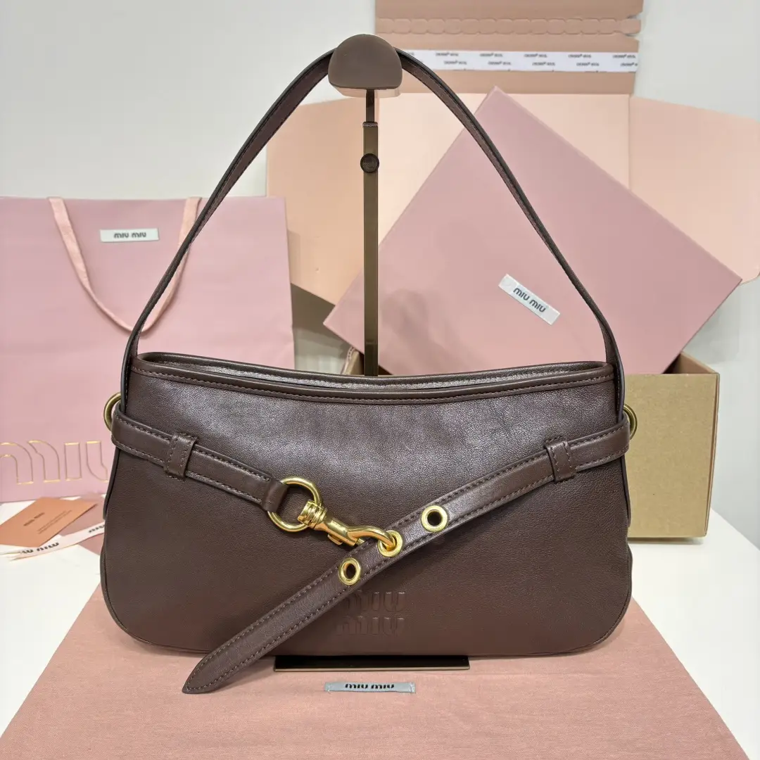 5BC182， New popular underarm vintage bag, made of brand new soft sheepskin, with soft and high-end leather,