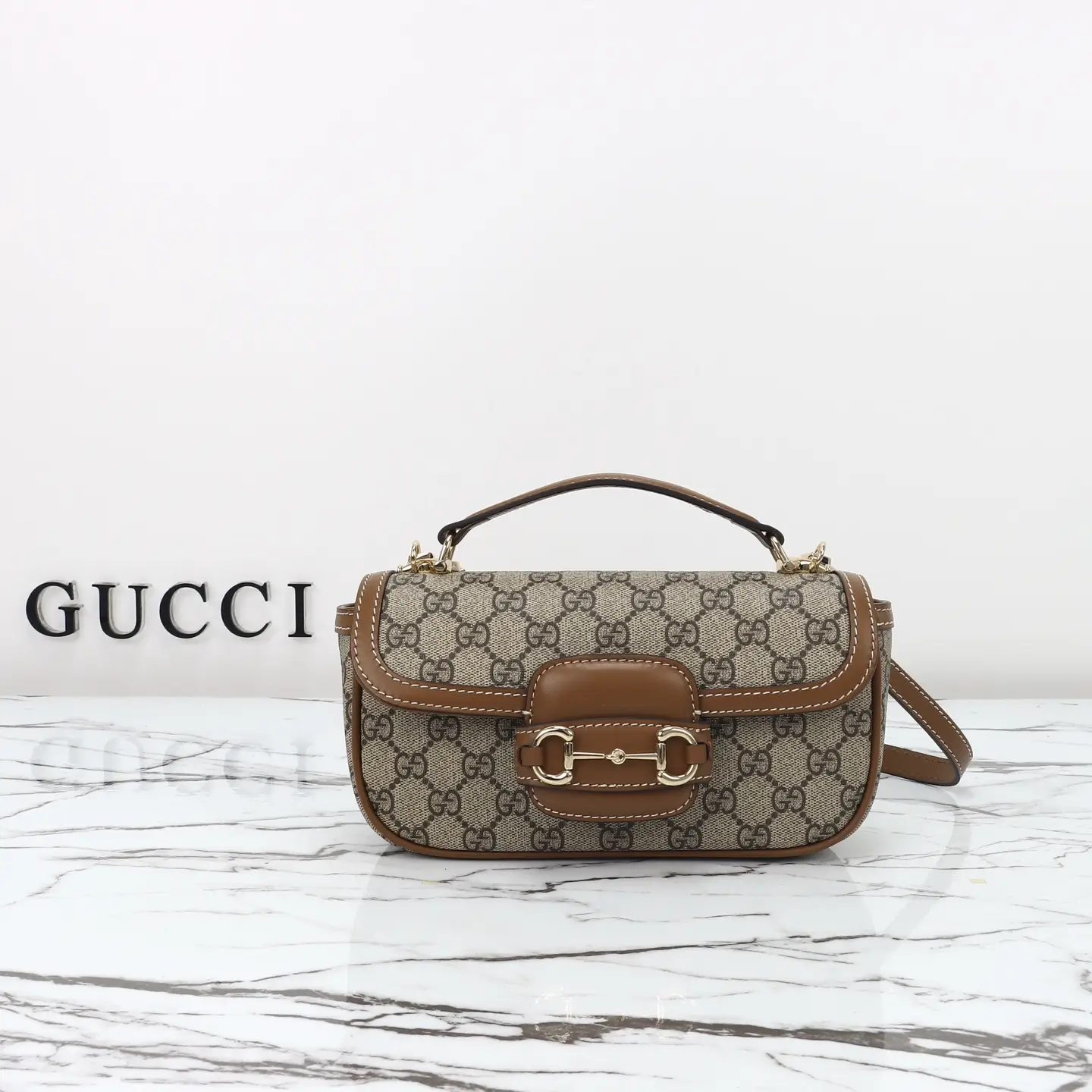 Gucci， Original leather, model number 815206 Brown Brown