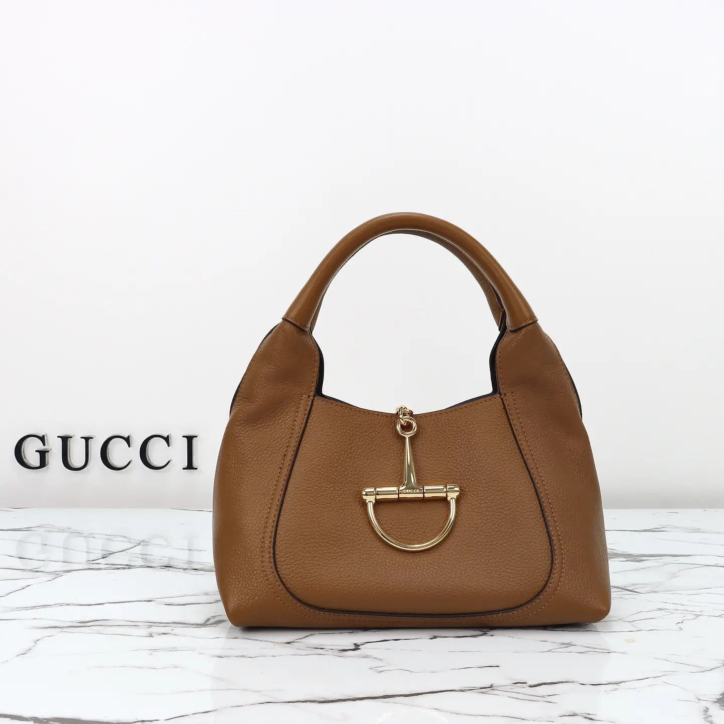 Gucci， Original leather, style 837467 brown leather