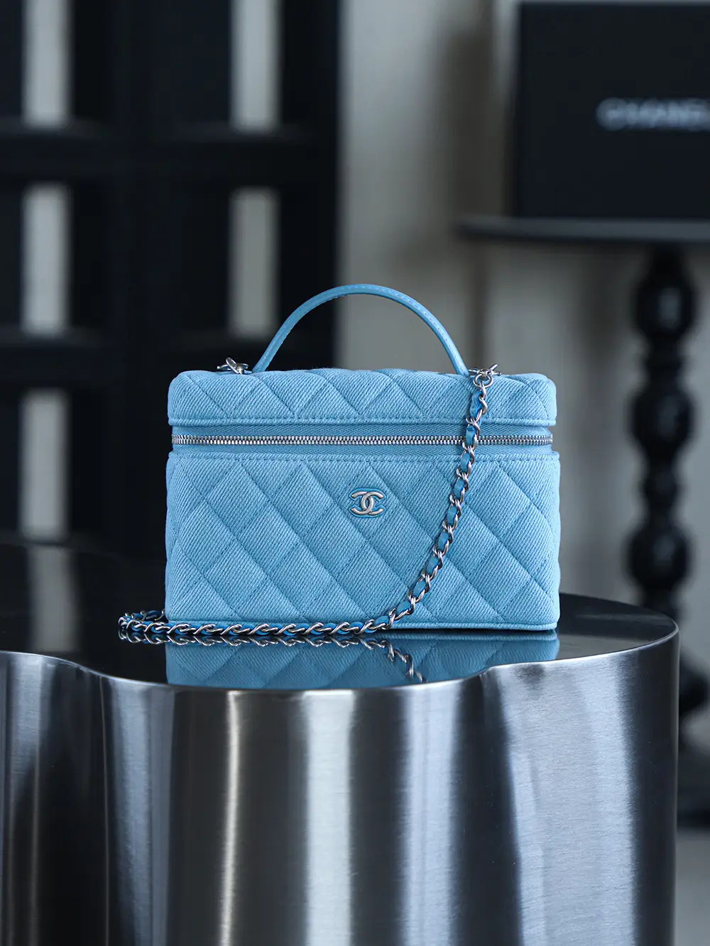 25P denim lunch box bag identification version C-1580
One package, one code supports global authentication and inspection