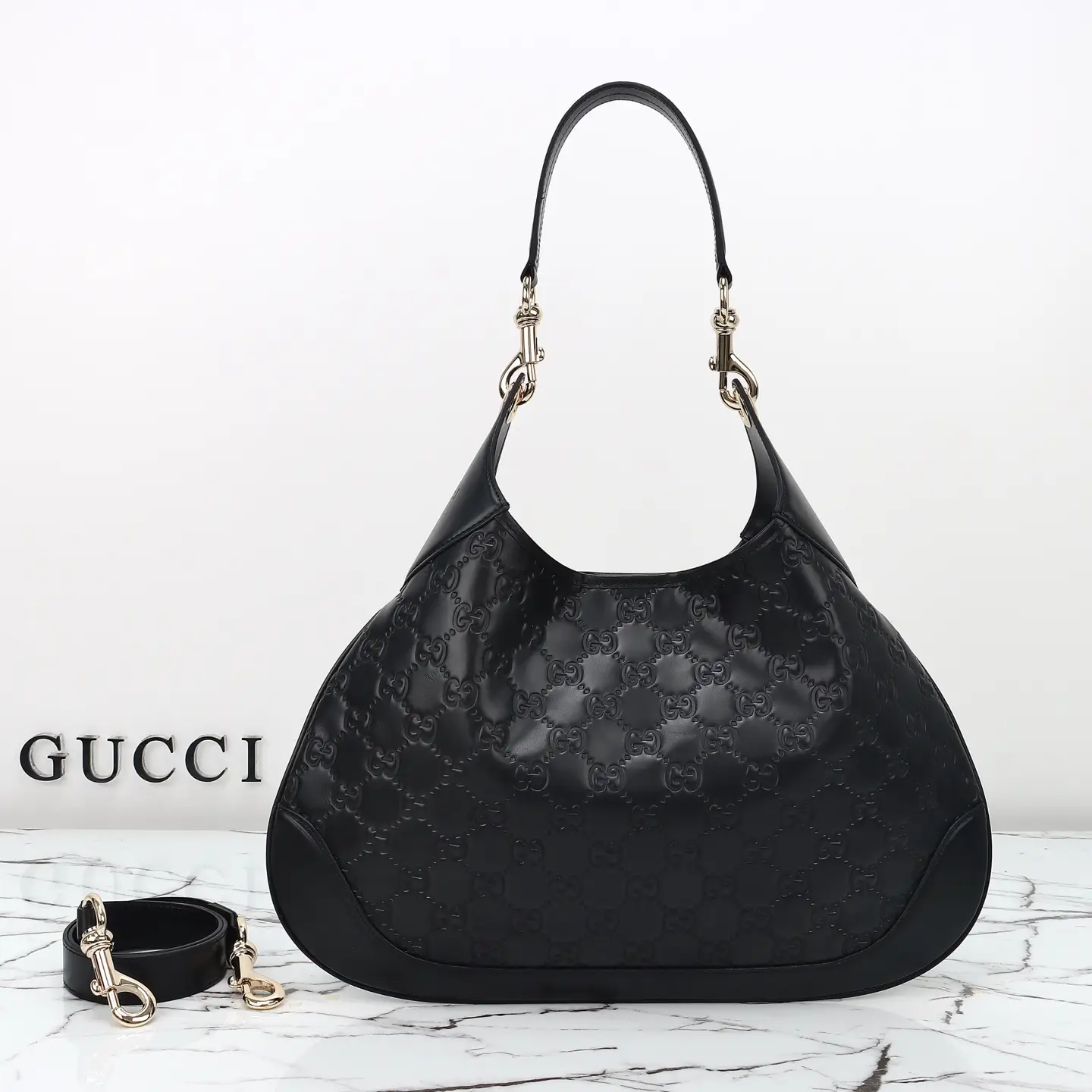Gucci， Original leather, model number 834981 grams, embossed size: width 4