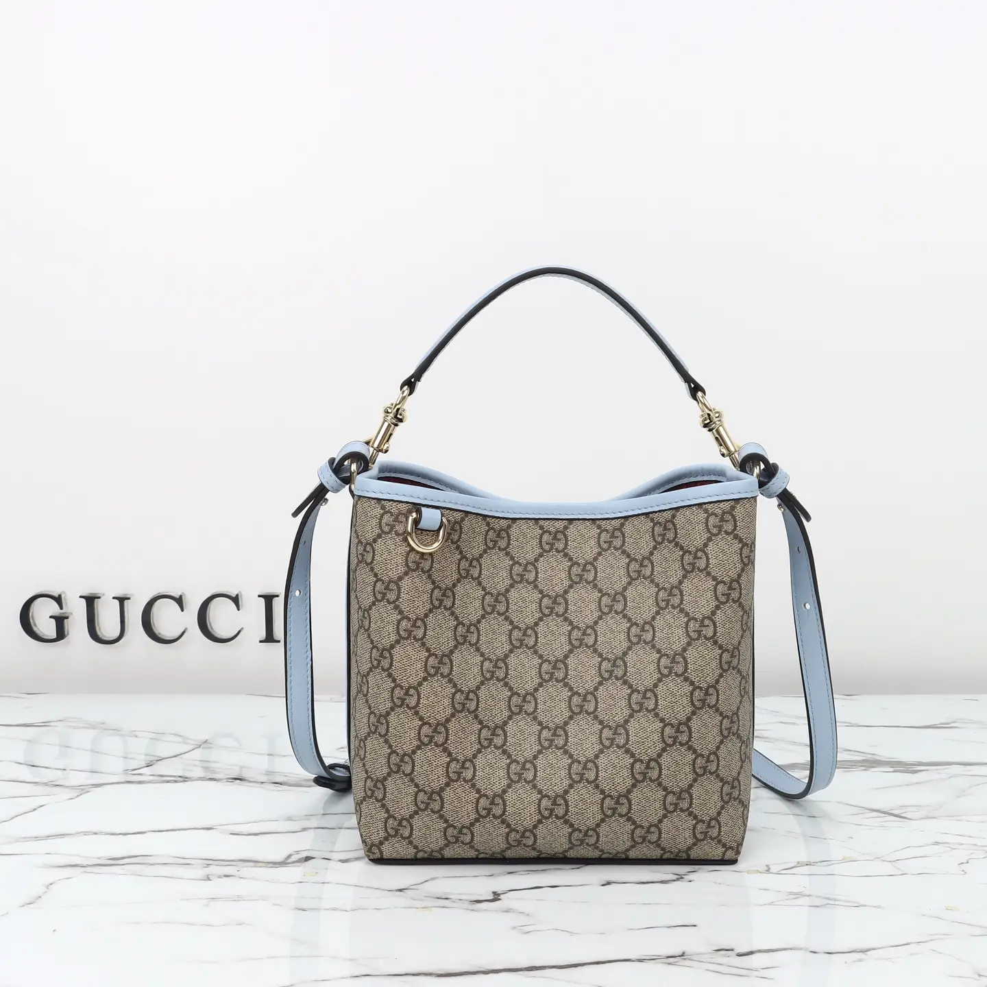 Gucci， Original leather, model number 815118, brown glue
