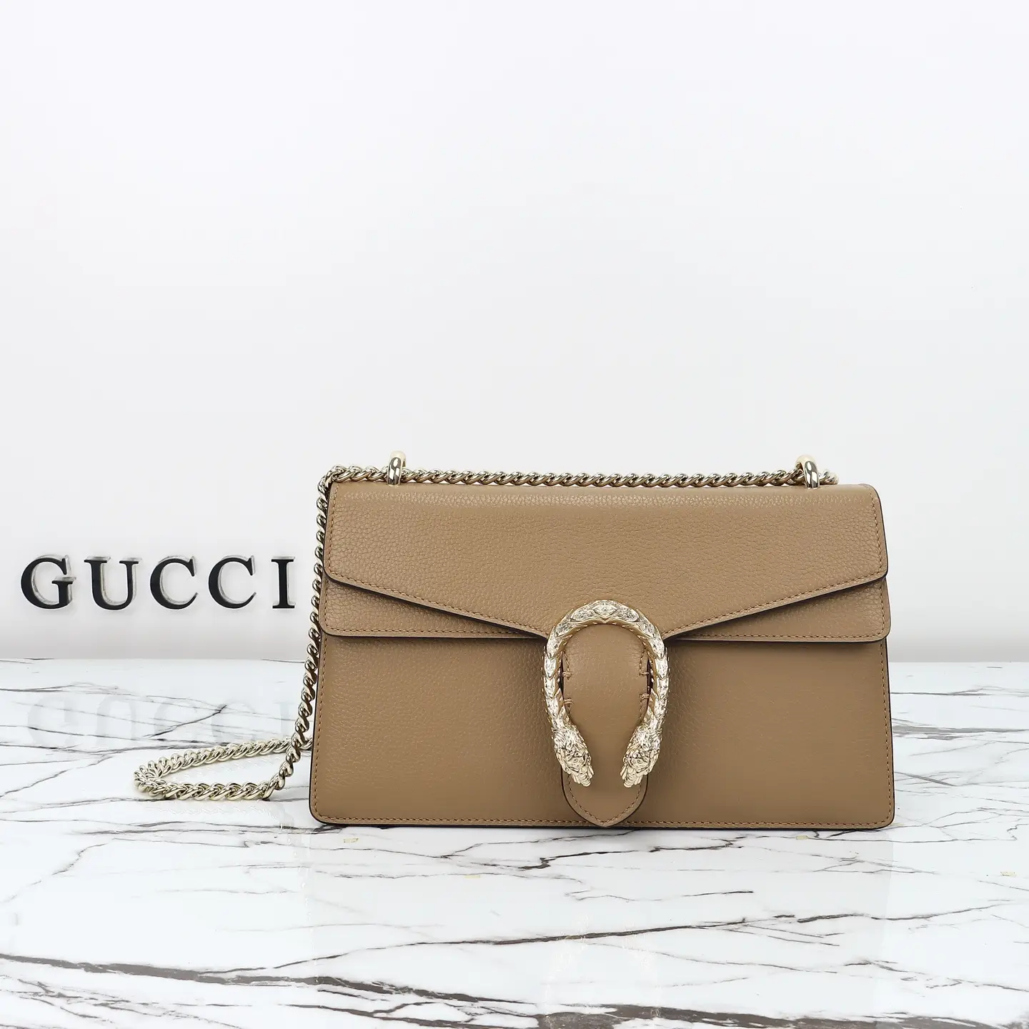 Gucci， Original leather, style 795005 beige full leather