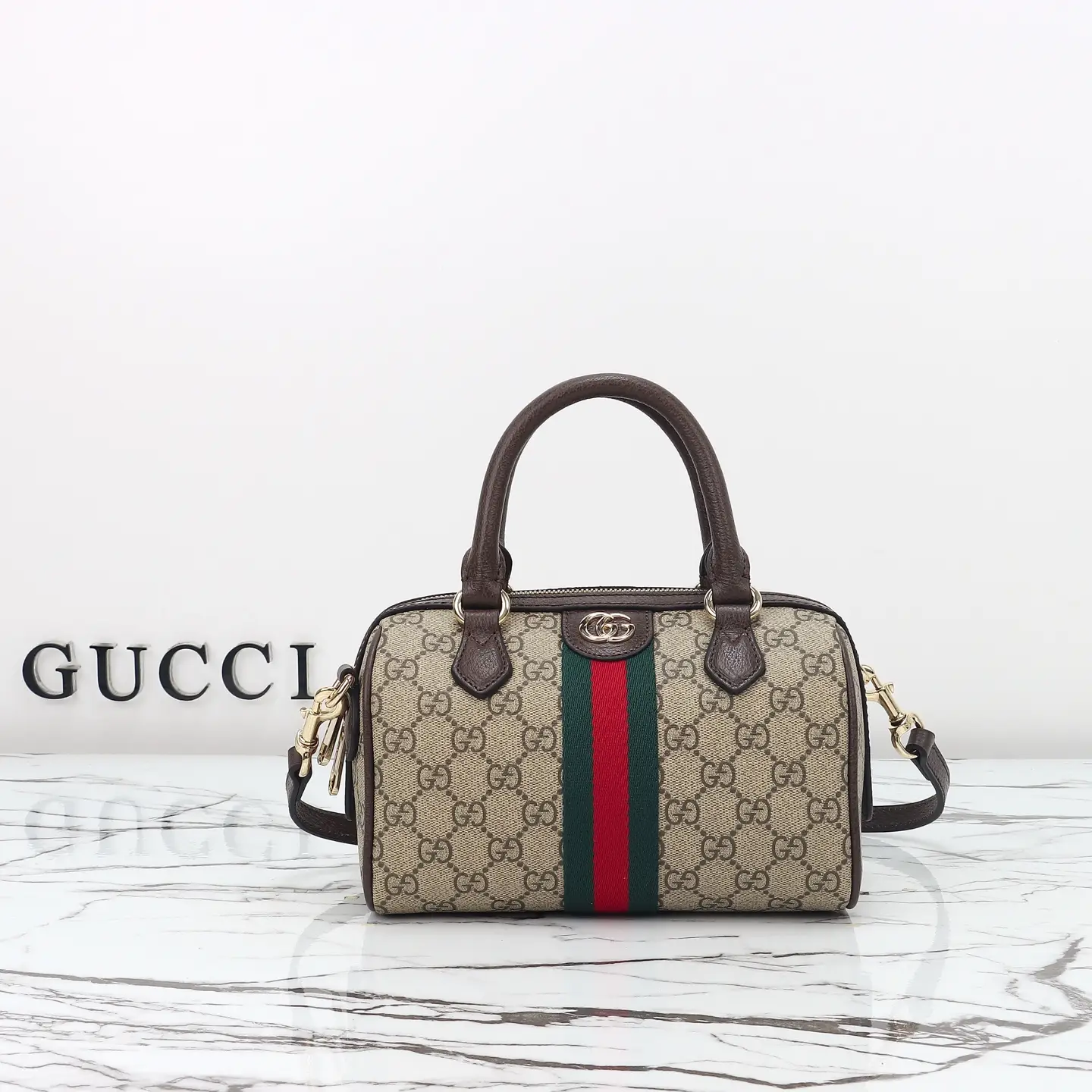 Gucci， Original leather, style 841294 Apricot coffee size: 21x wide