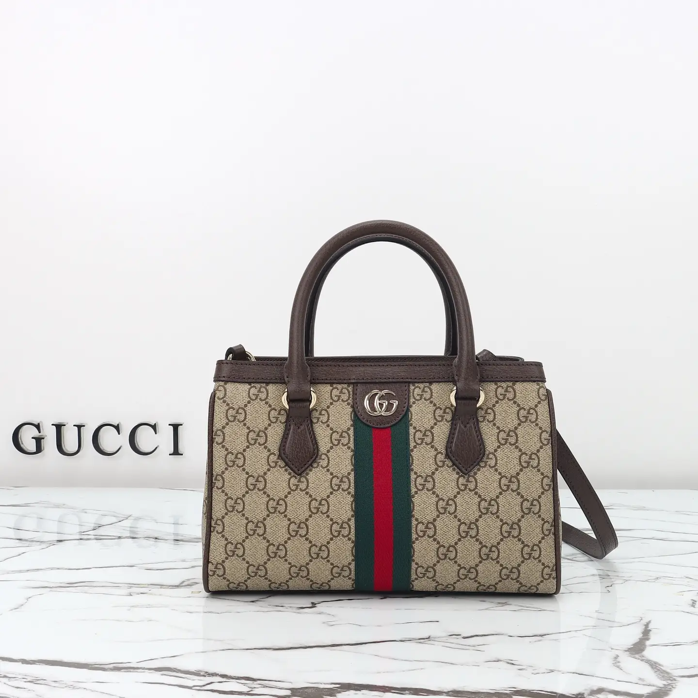 Gucci， Original leather, style 836840 Brown Size: Width 25