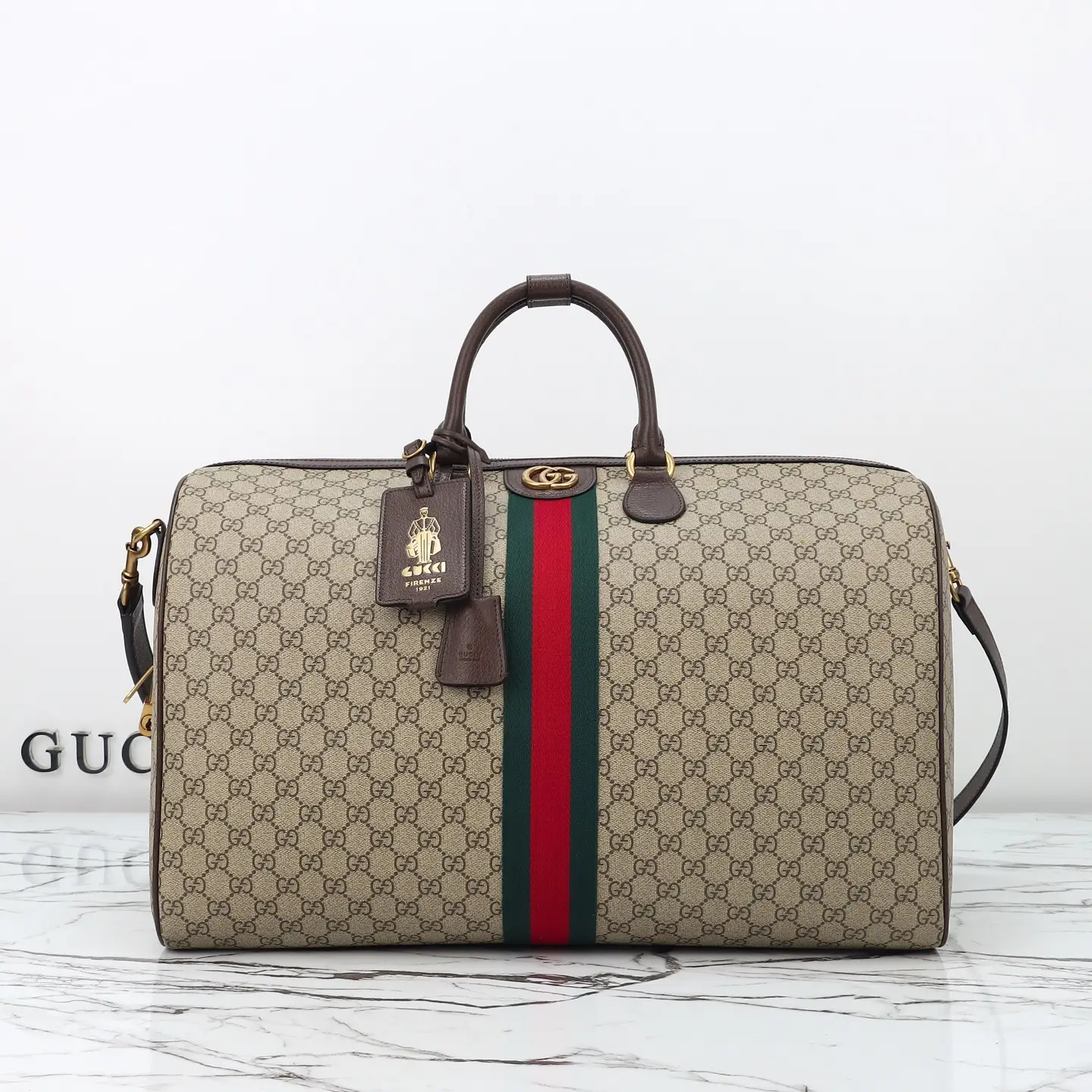 Gucci， Original leather, model number 834458 Apricot Brown